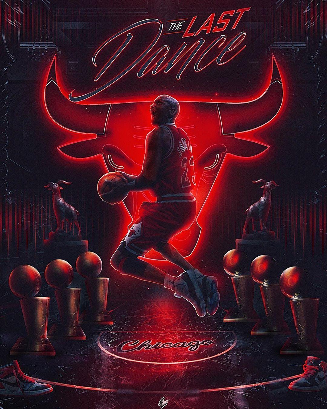 1080x1350 Michael Jordan Neon Wallpaper