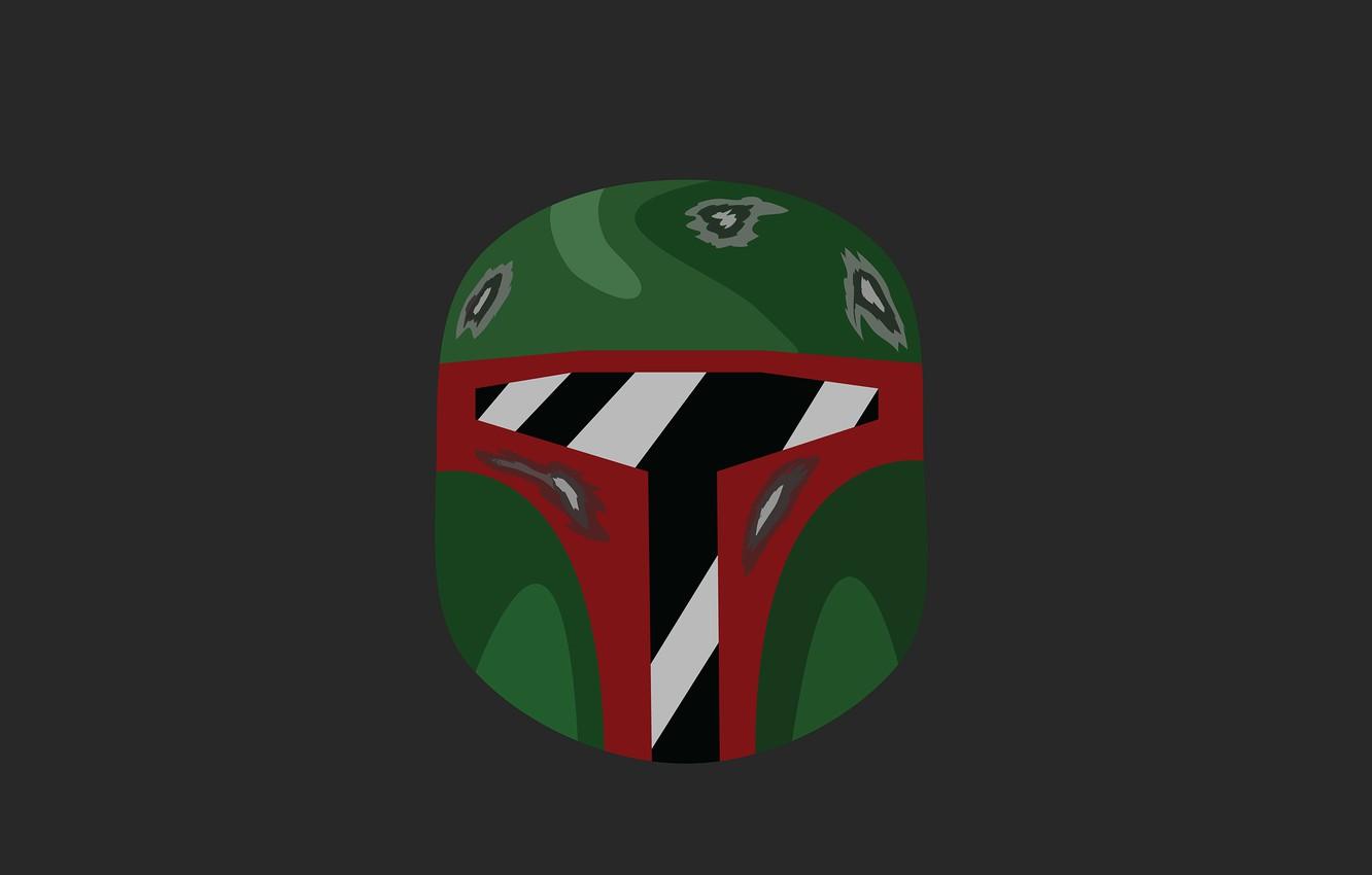 1332x850 Wallpaper minimalism, Star wars, Boba Fett, Boba Fett image for desktop, section минимализм