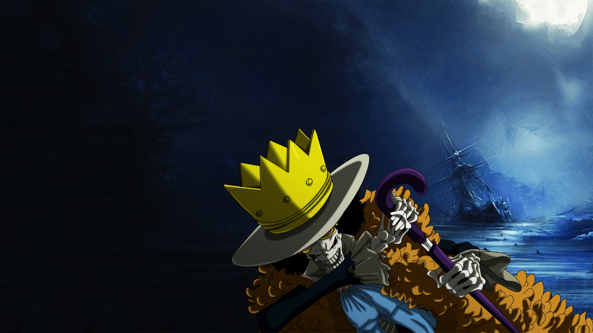 1920x1080 Brook (One Piece) HD Wallpaper and Background