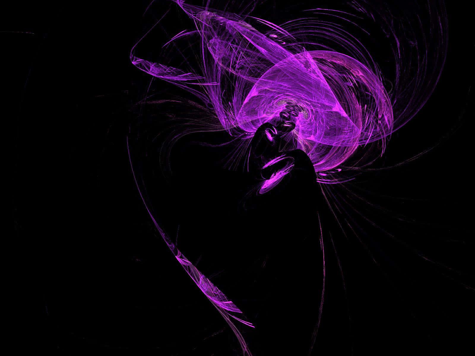 1600x1200 Download Purple And Black Background