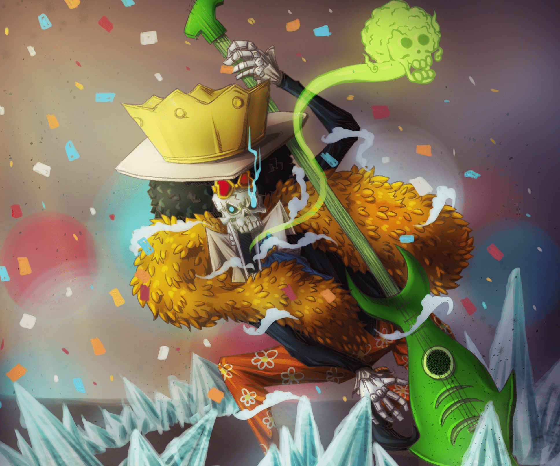 1936x1613 Brook (One Piece) HD Wallpaper and Background