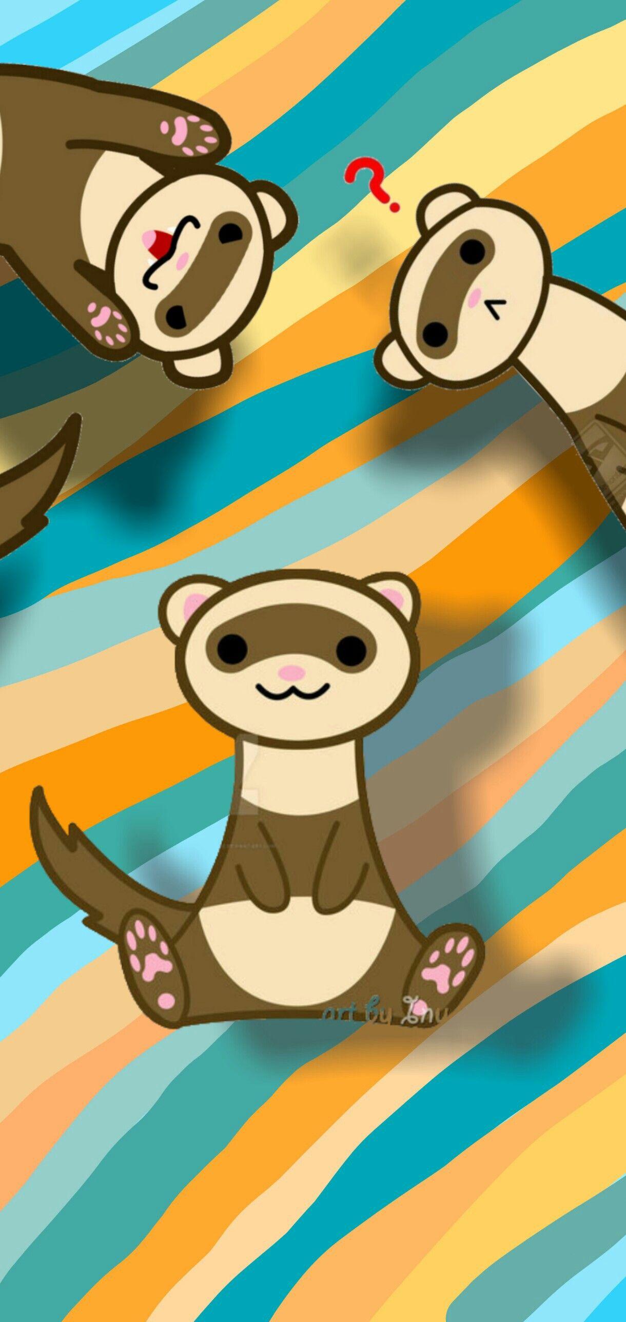 Kawaii Ferret Wallpapers - Top Free Kawaii Ferret Backgrounds ...