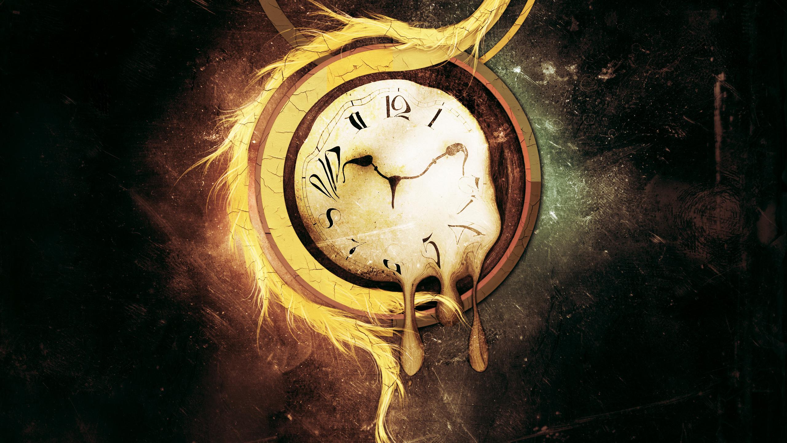 2560x1440 Free download Abstract artistic clocks surrealism surreal psychedelic time wallpaper [2560x1440] for your Desktop, Mobile & Tablet. Explore Wallpaper with Clocks. Wallpaper with Words, Dandelion Clocks Wallpaper, Wallpaper with Stars