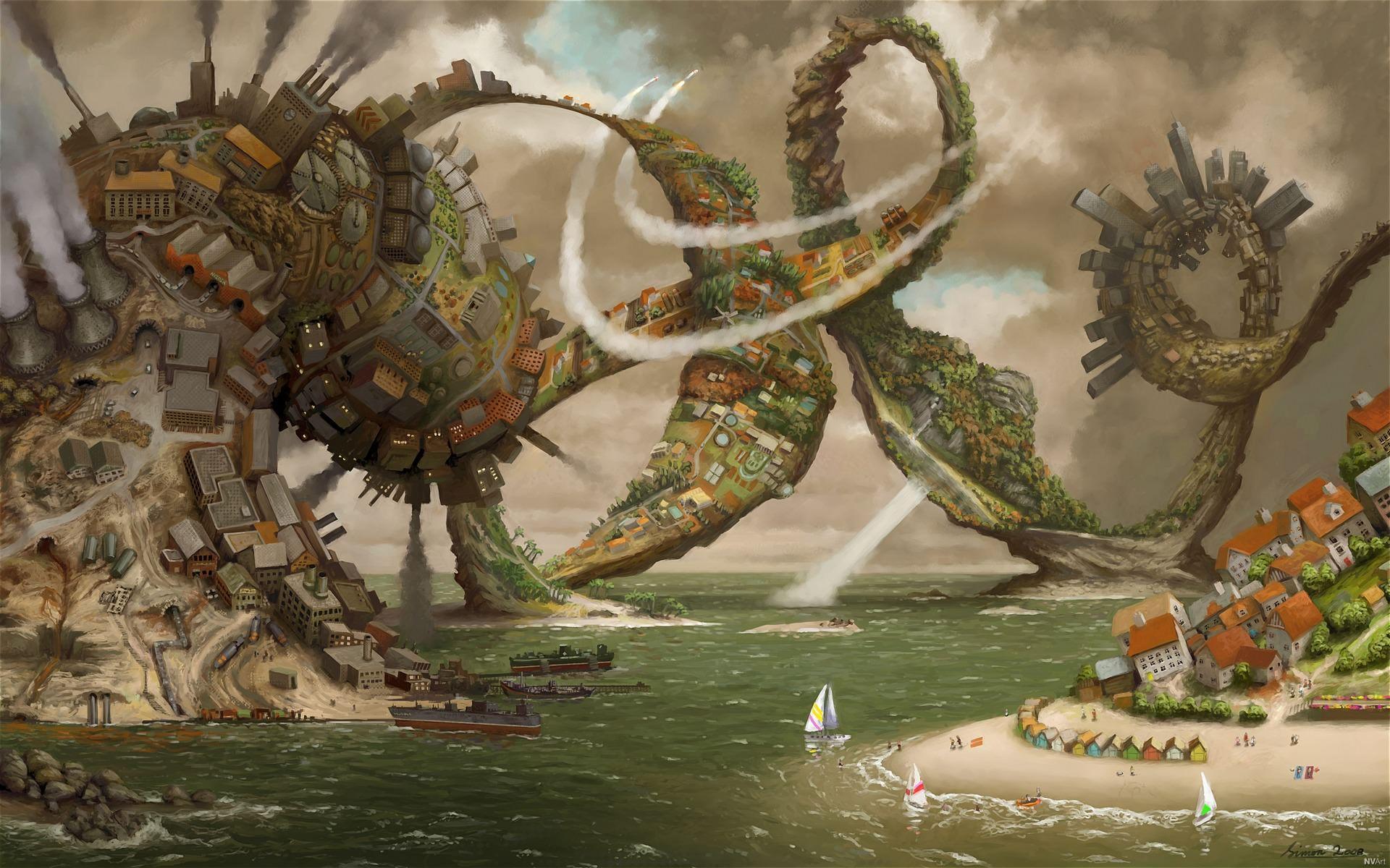 1920x1200 Surrealist Wallpaper HD