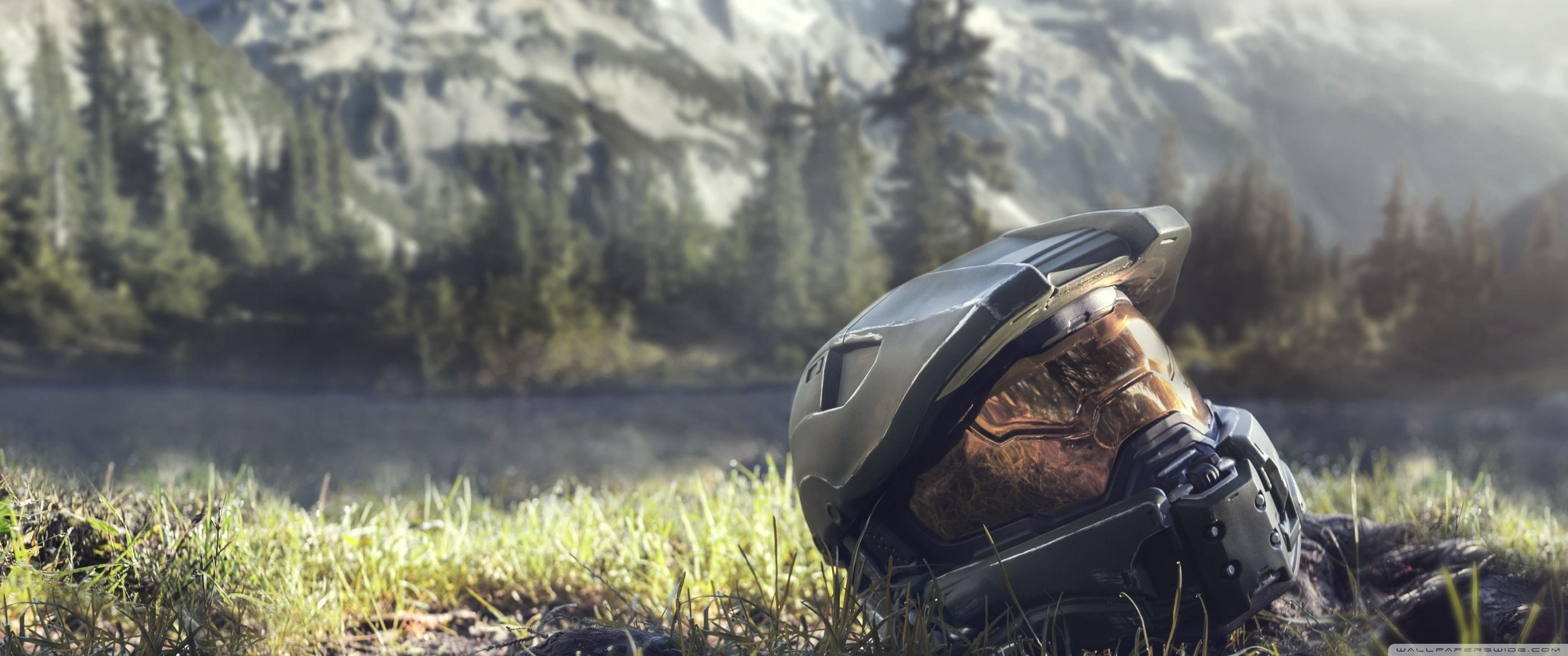 3440x1440 Master Chief Helmet Ultra HD Desktop Background Wallpaper for : Widescreen & UltraWide Desktop & Laptop : Multi Display, Dual Monitor : Tablet