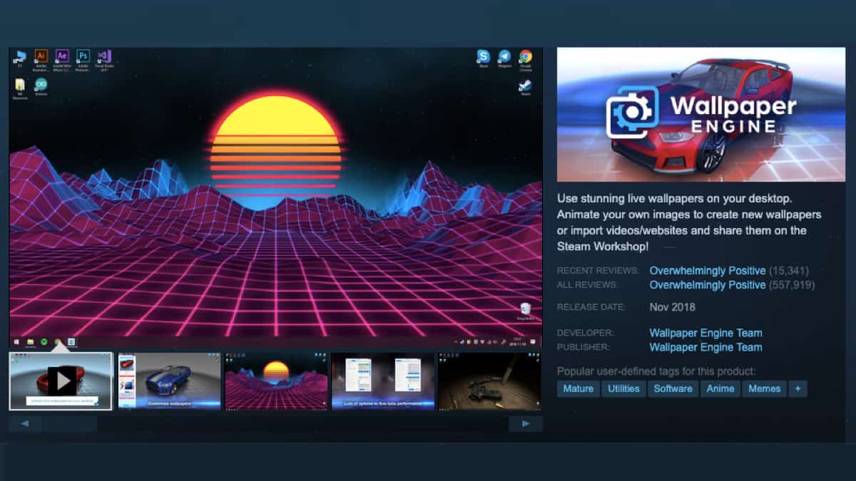 1200x675 Use dual monitors in Wallpaper Engine