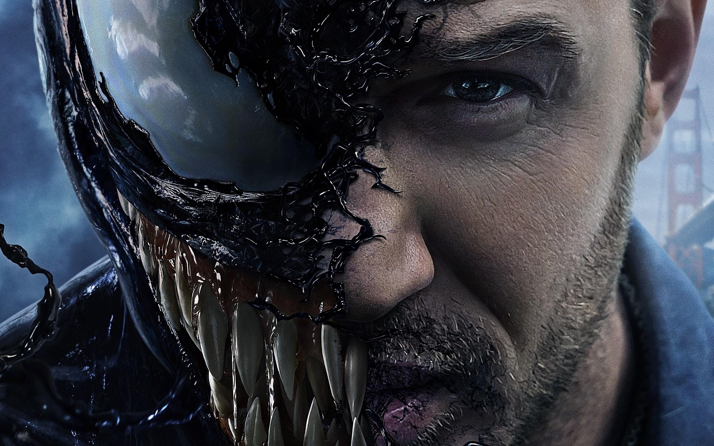 2880x1800 Download wallpaper: Tom Hardy in Venom 2880x1800
