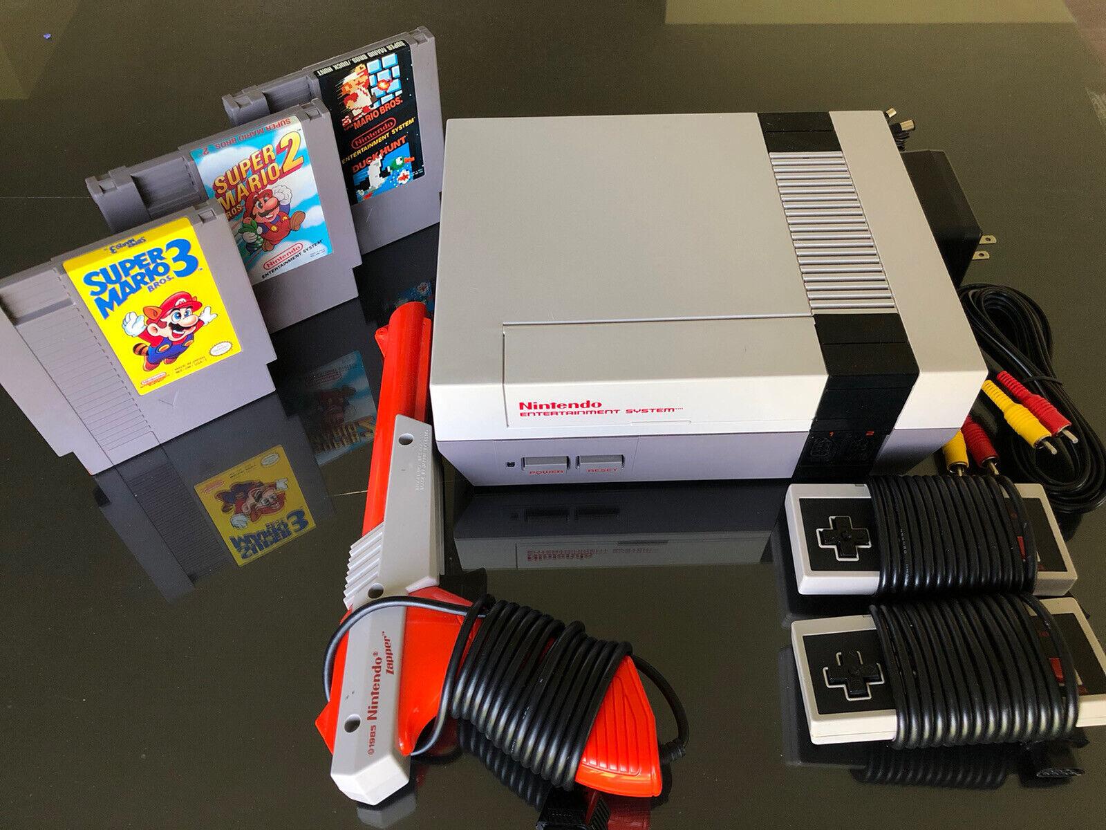 1600x1200 NINTENDO NES Console System Bundle Games Super Mario 1 2 3 SHIPS SAME DAY
