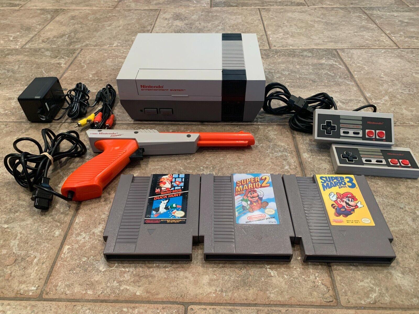 1600x1200 Nintendo Nes System Console Super Mario Bros 1 2 3 Original OEM Polished 72 Pin