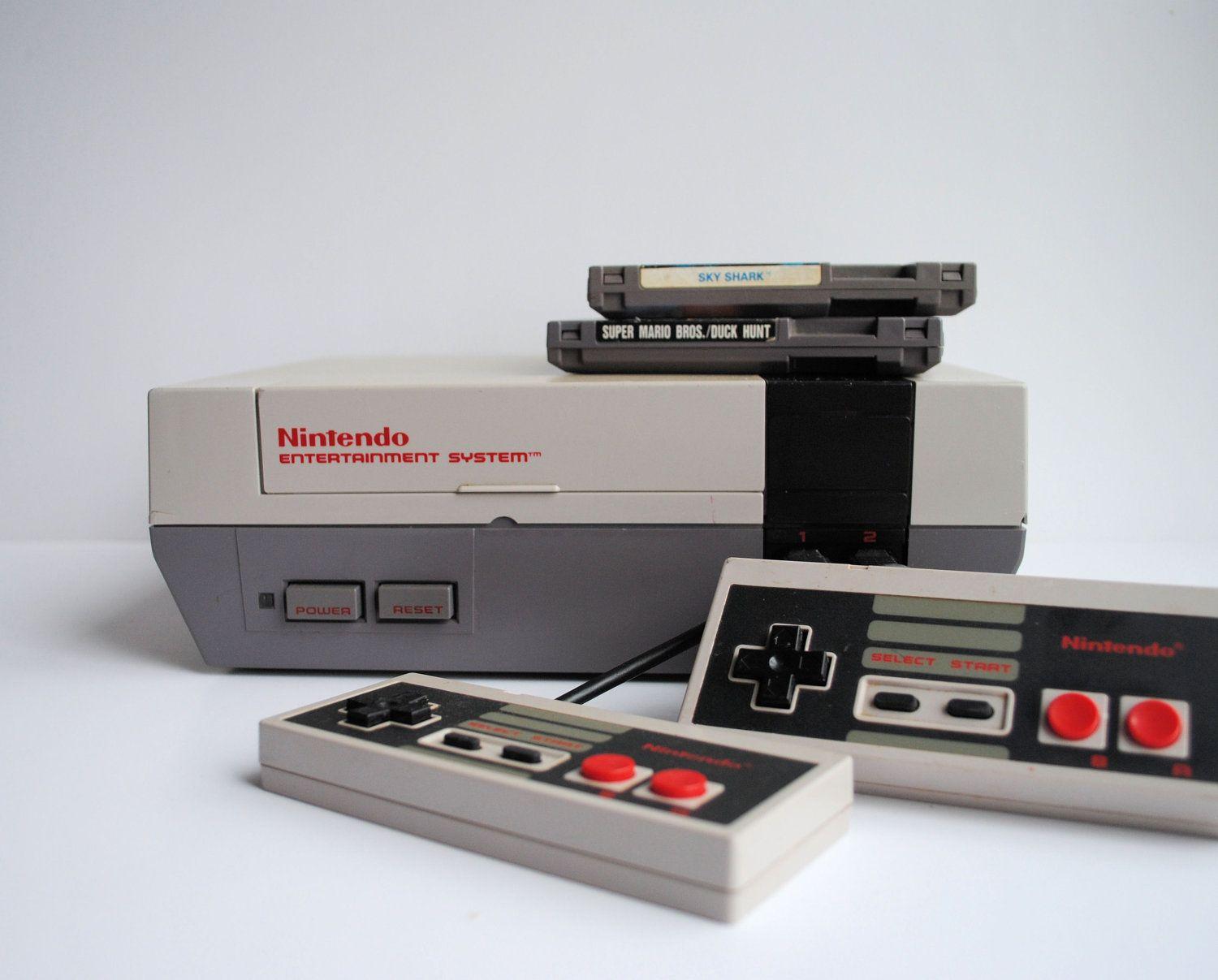 1500x1207 NES Nintendo Entertainment System Console With 2 Games