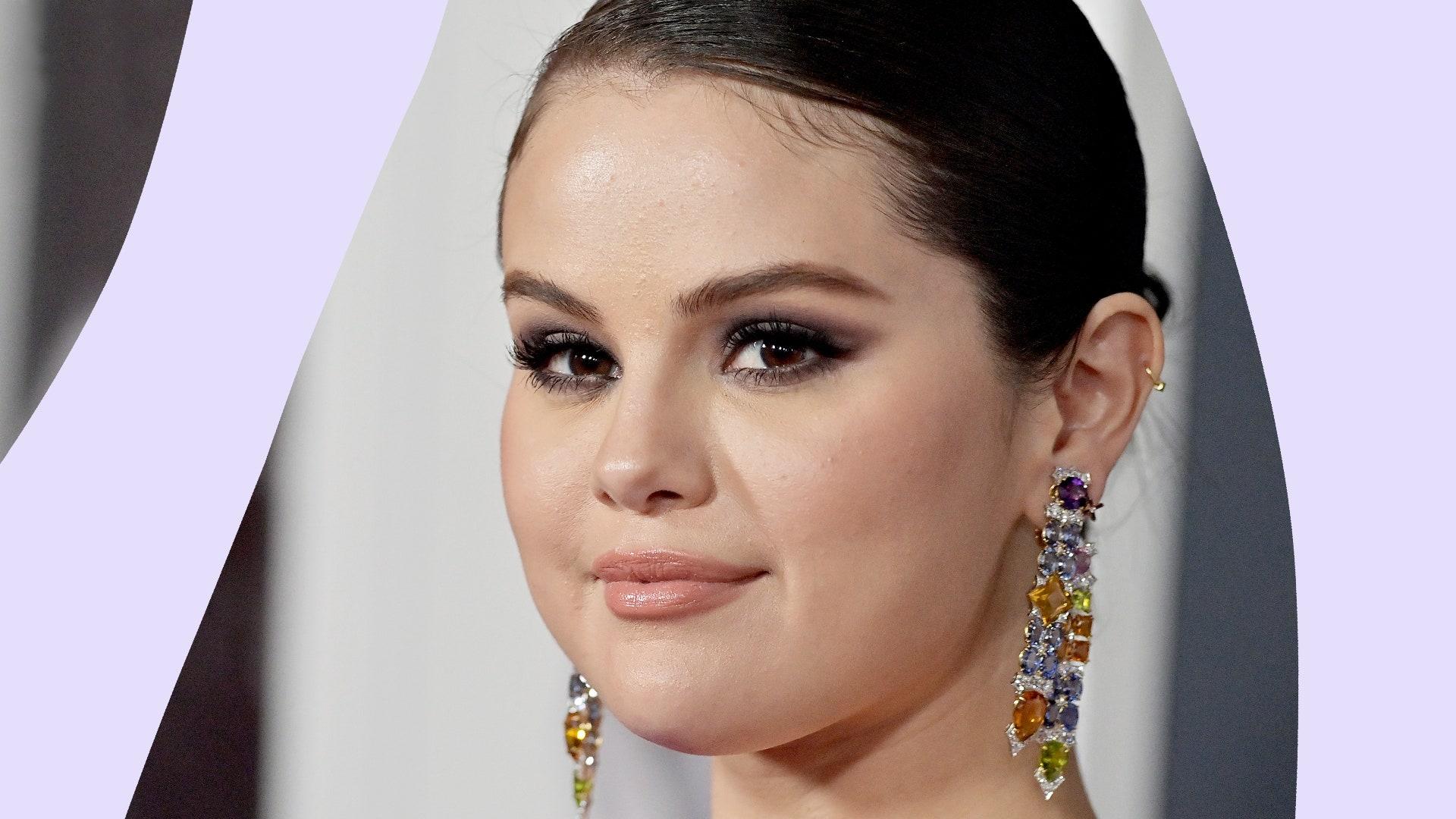 1920x1080 Selena Gomez's flower nails are giving us 70s wallpaper vibes