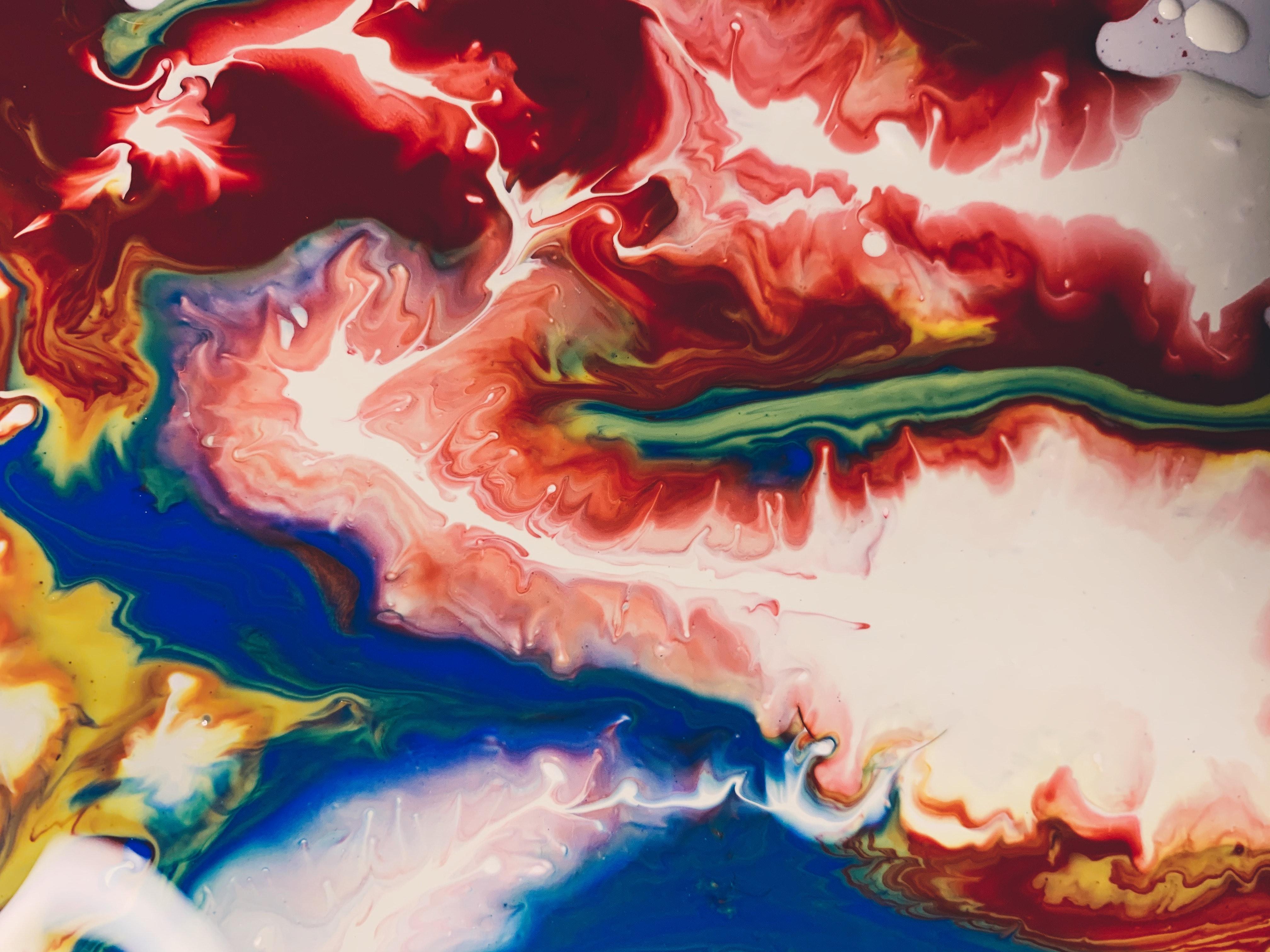 4032x3024 Paint Mixed Together · Free