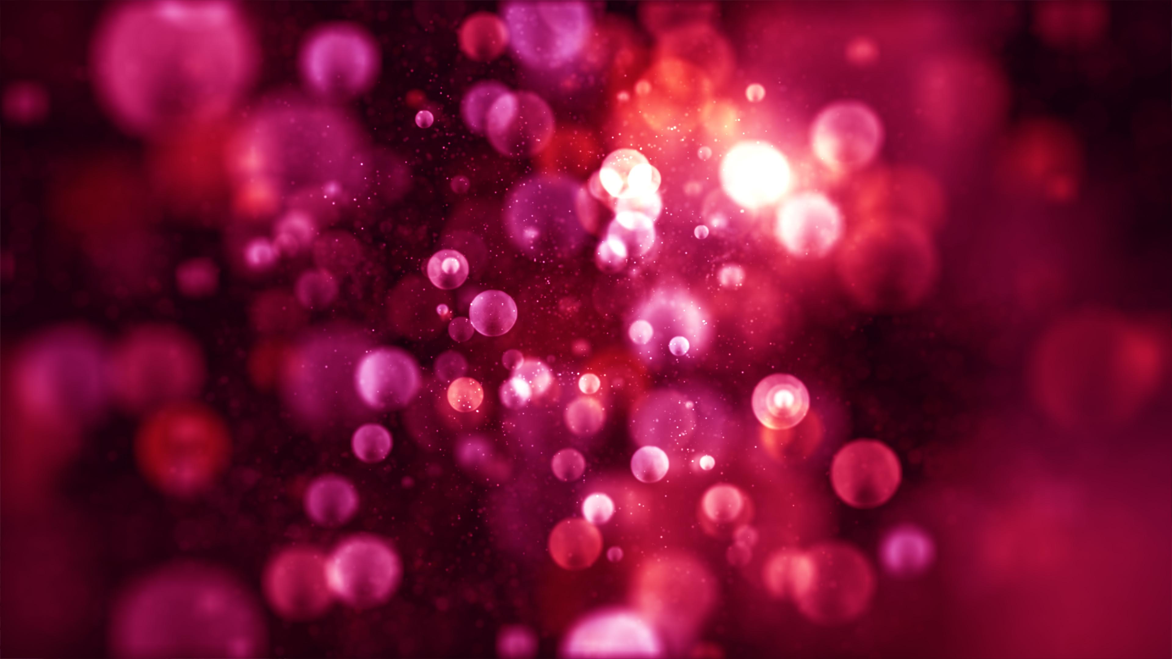 3840x2160 Bubbles, Pink, 4K Gallery HD Wallpaper