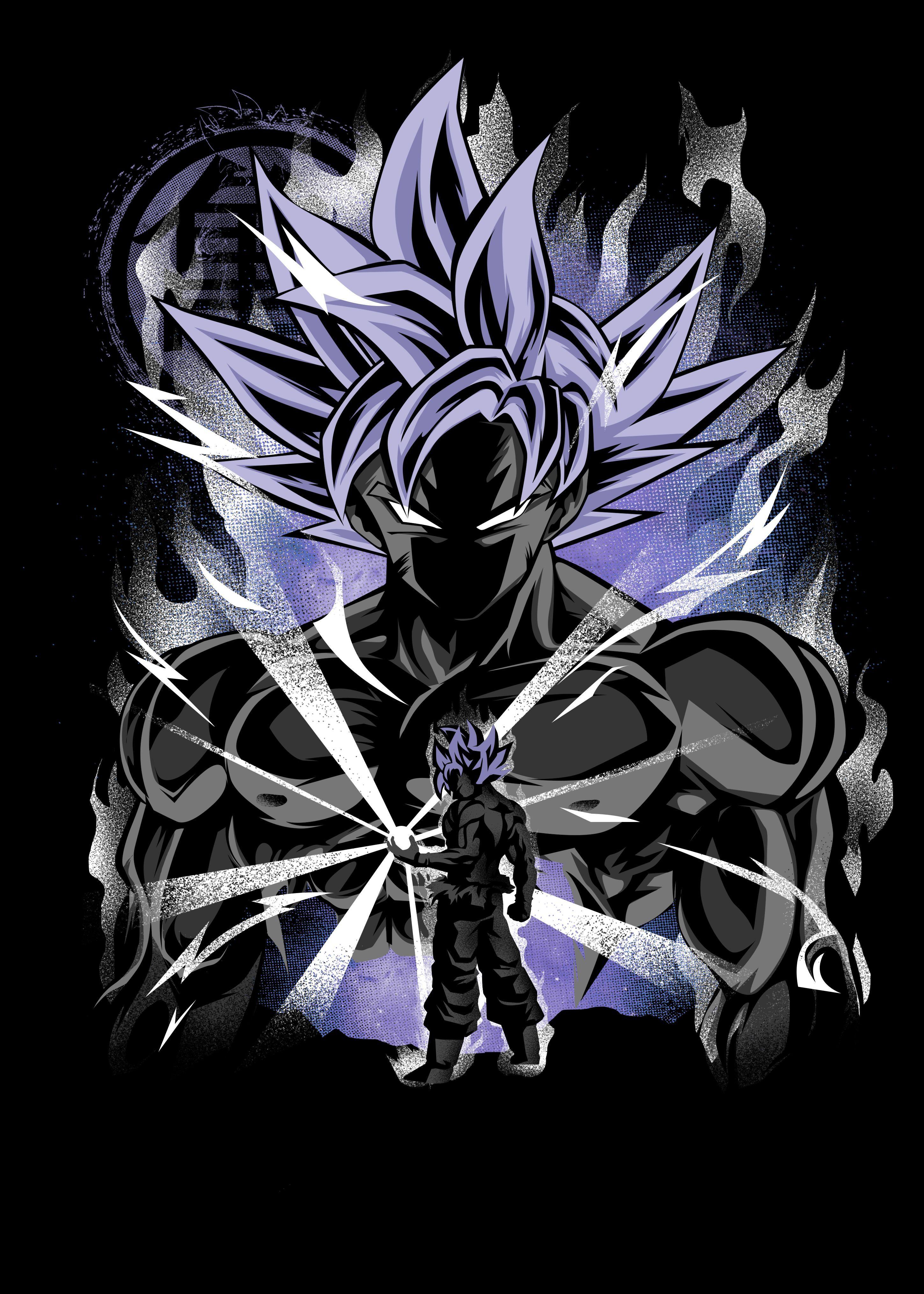 2900x4060 Dark Goku Wallpaper