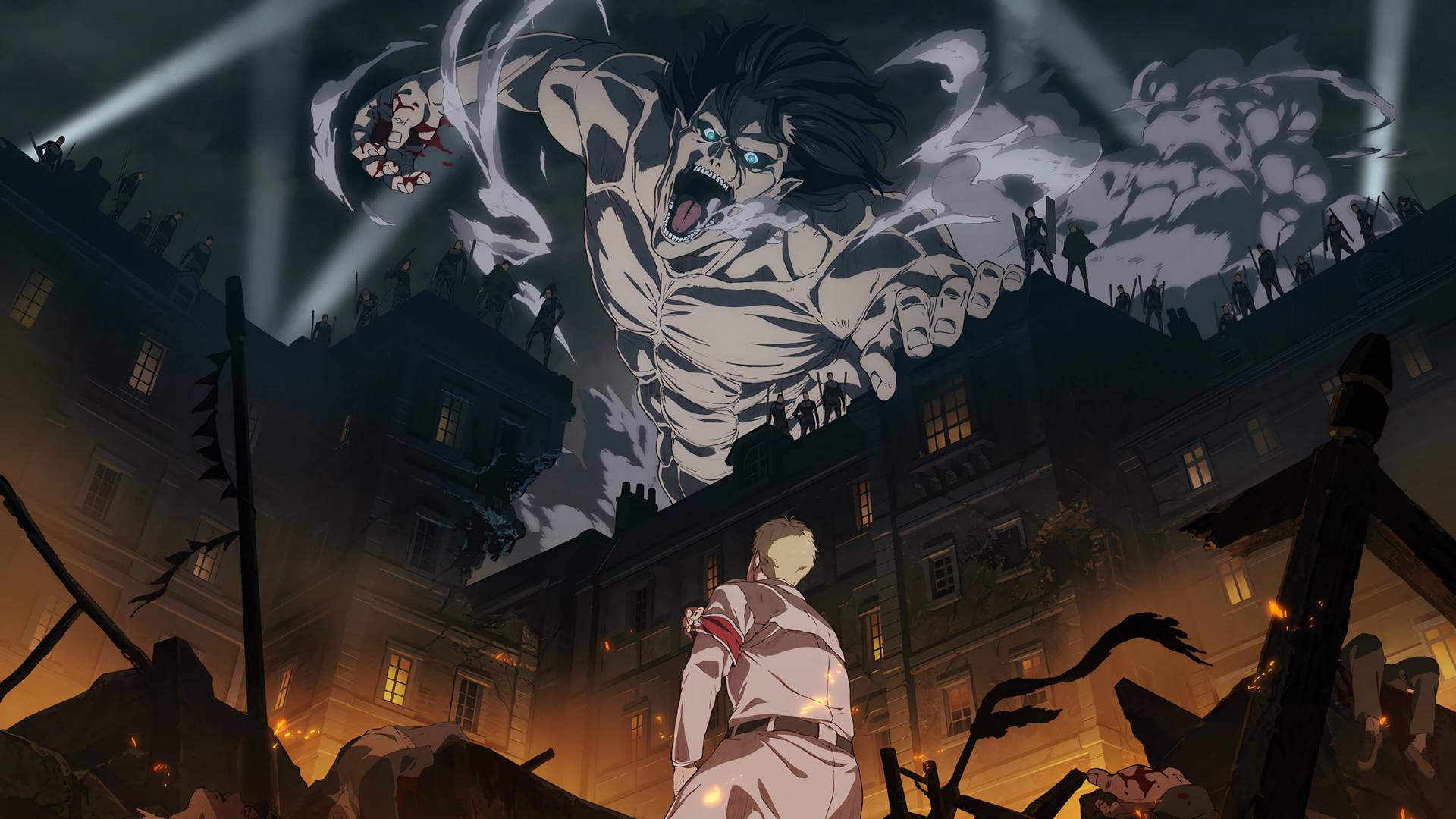 1920x1080 Download Aot Eren Yeager Titan Wallpaper
