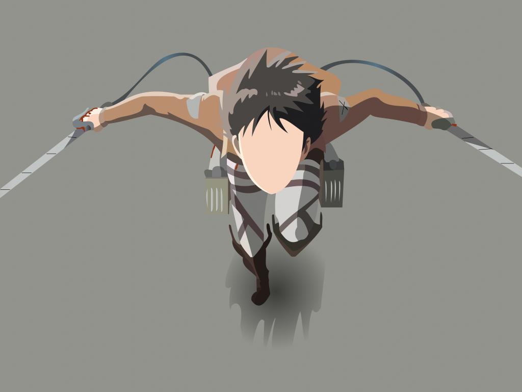 1024x768 Wallpaper eren yeager, attack on titan, anime boy desktop wallpaper, HD image, picture, background, d38d1f