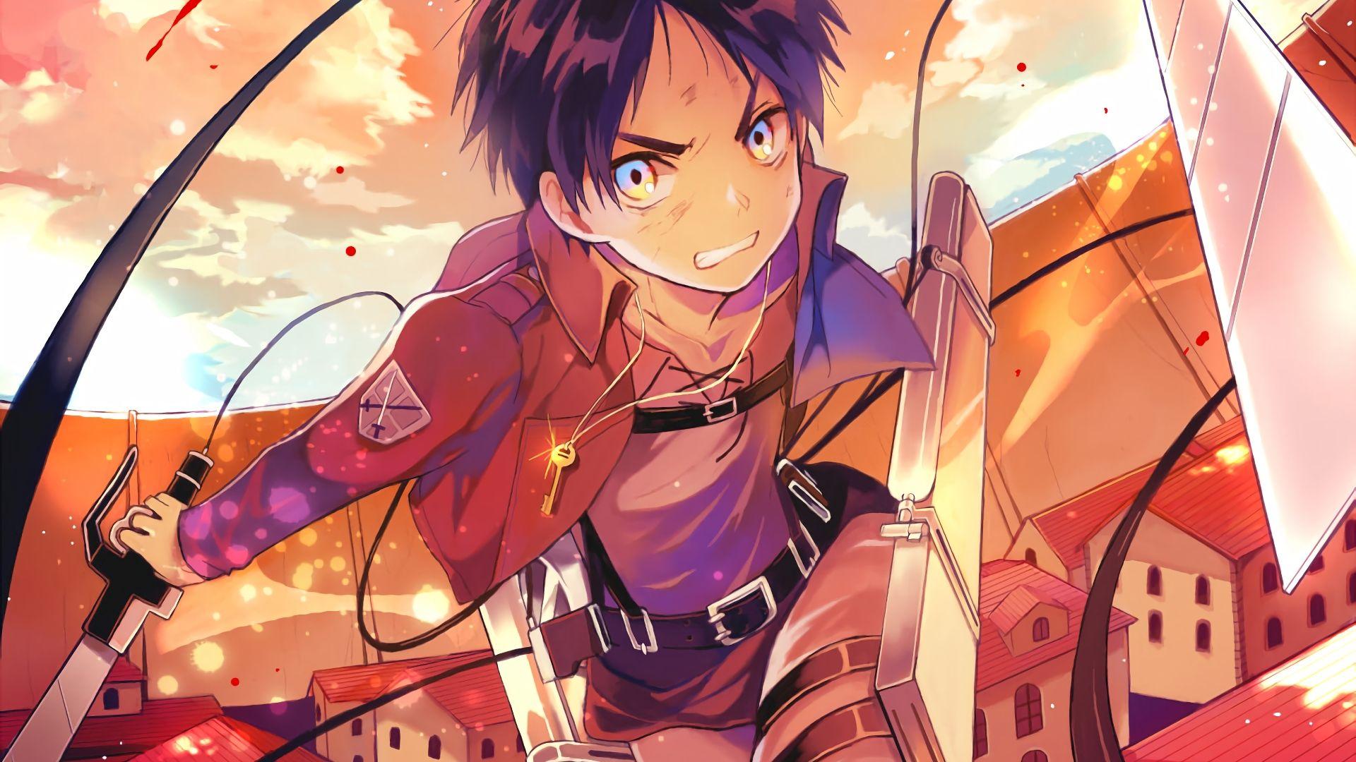 1920x1080 Desktop Wallpaper Eren Yeager, Attack On Titan, Anime, HD Image, Picture, Background, Fvbv8y