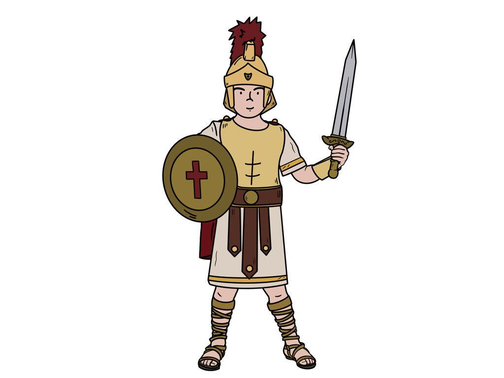 1024x768 FreeBibleimage - The Armour Of God - A Roman Soldier's Armour And The Armour Of God (Ephesians 6:10 18)