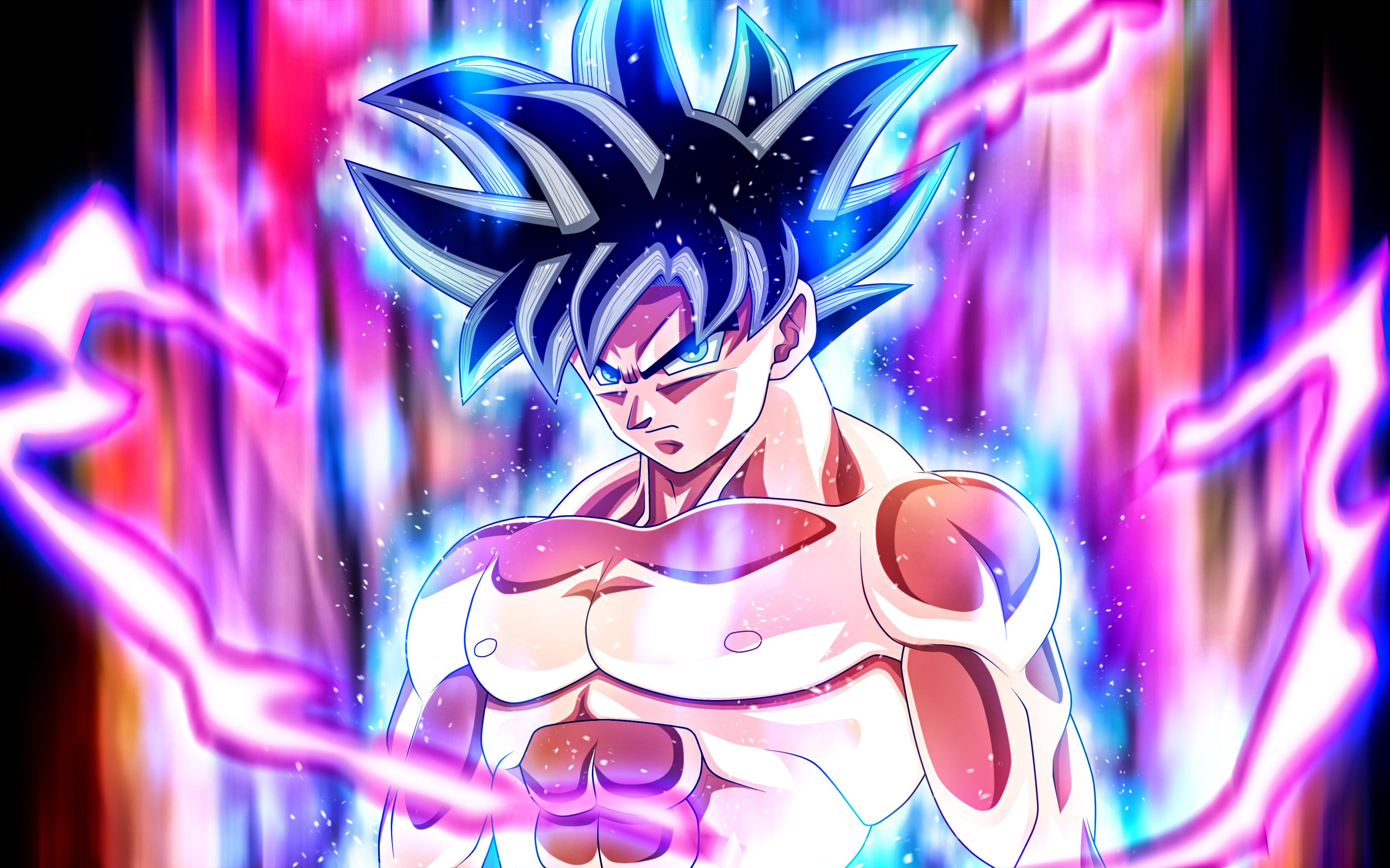 3840x2400 Download wallpaper 4k, Goku Black, fire, Dragon Ball, art, Goku, antagonist, manga, Dragon Ball Super, DBS, Future Trunks Saga for desktop with resolution 3840x2400. High Quality HD picture wallpaper
