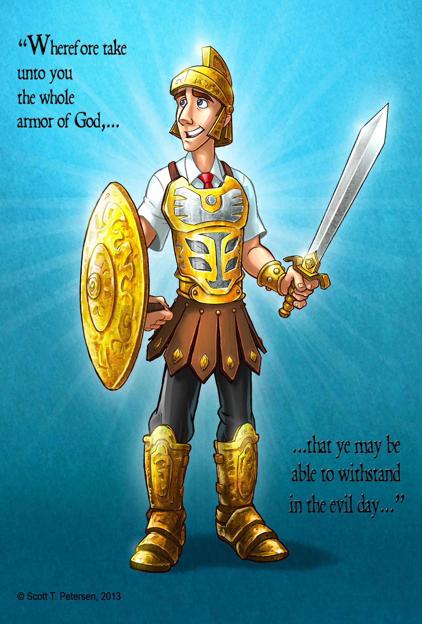 1473x2175 Armor of God, Greeting Card (5 x 7)