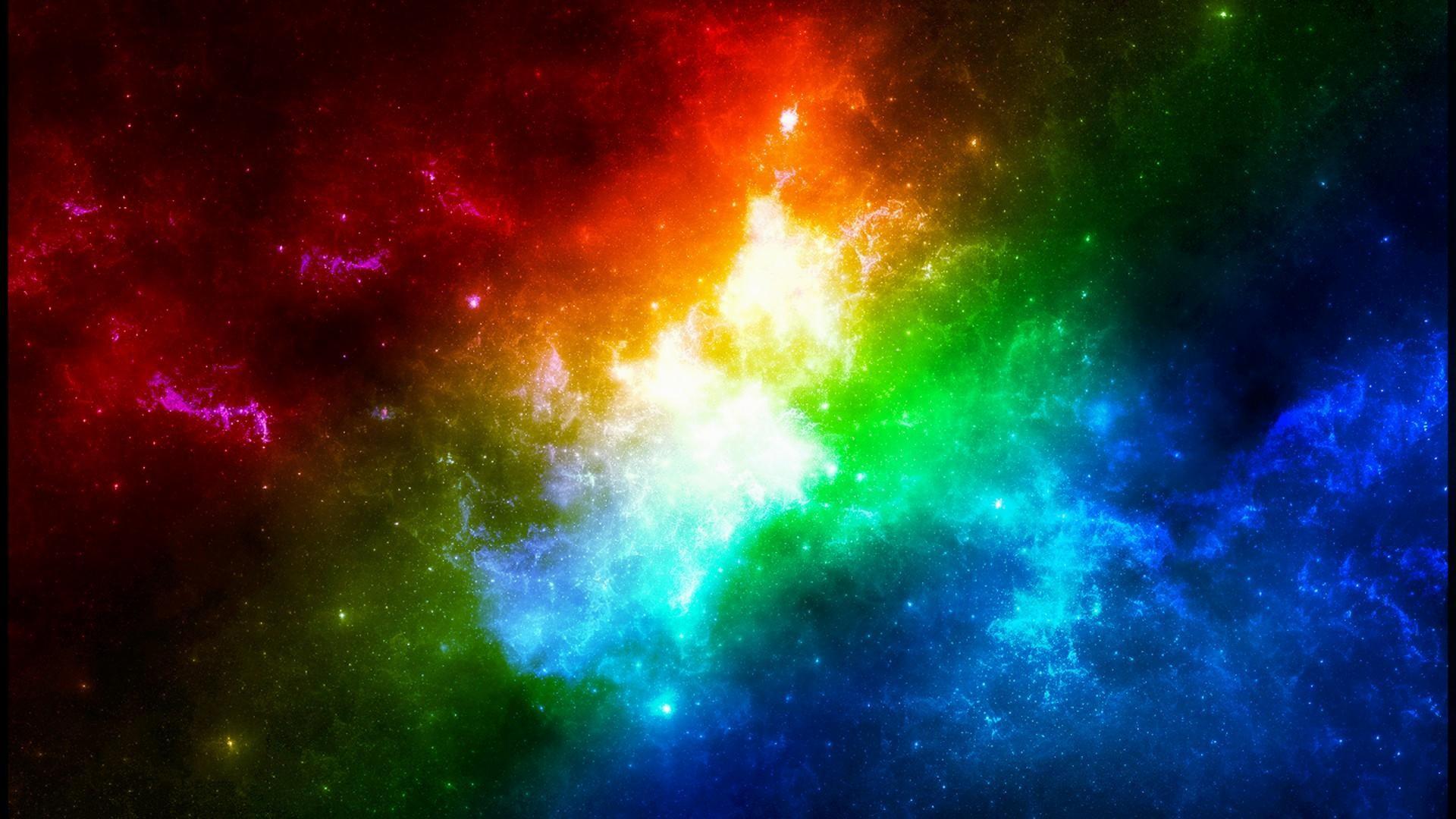 1920x1080 Colorful Galaxy Desktop Wallpaper 1920×1080