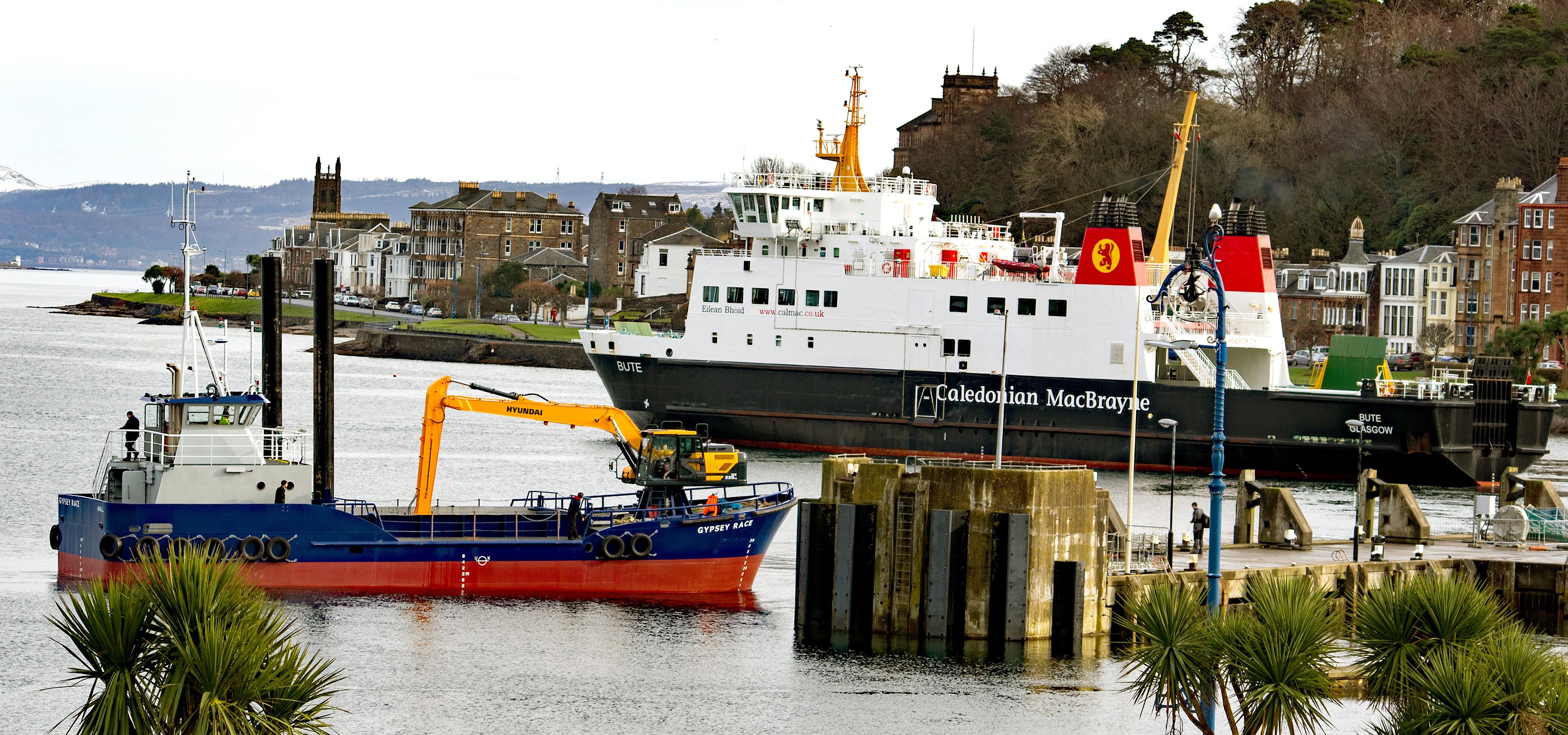 3840x1800 Photos United Kingdom Rothesay Harbour Ships Marinas 3840x1800