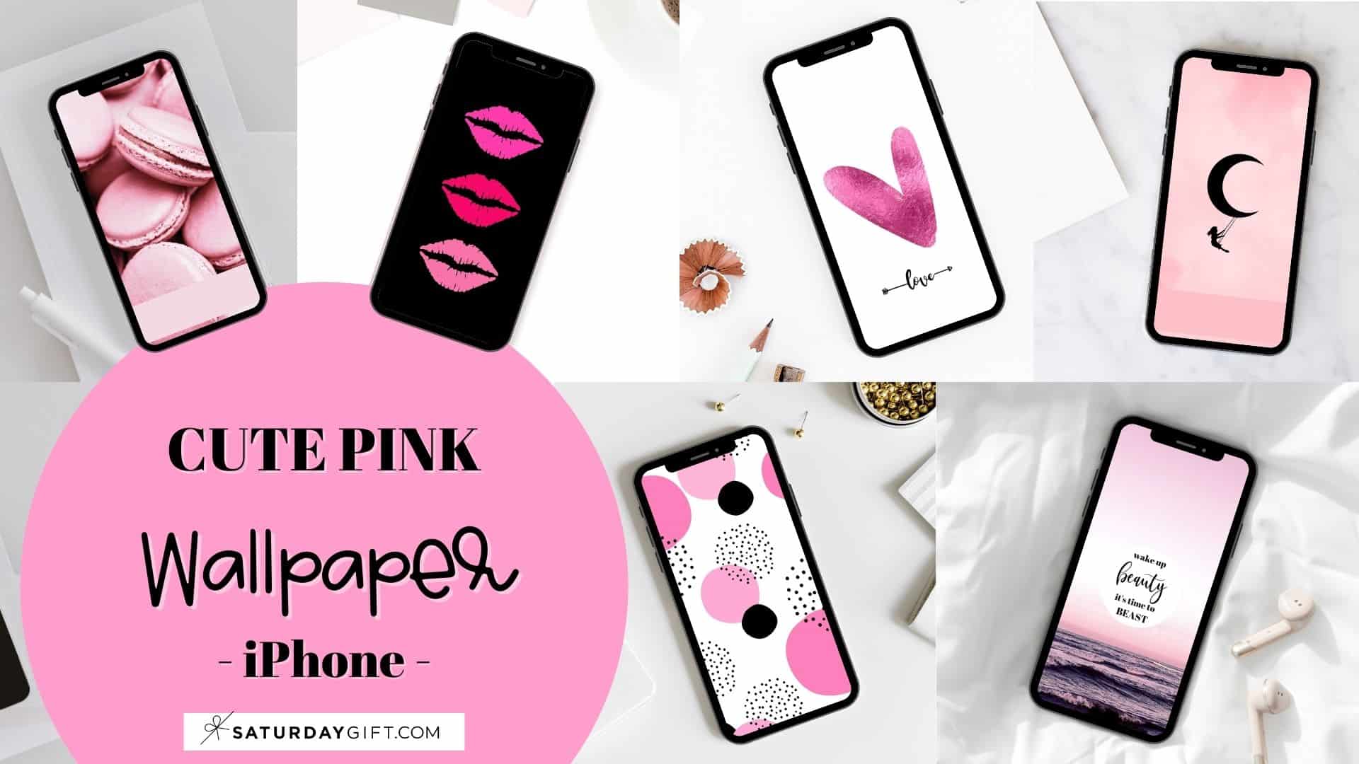 1920x1080 Pink Aesthetic Wallpaper for iPhone Gorgeous & Cute Background