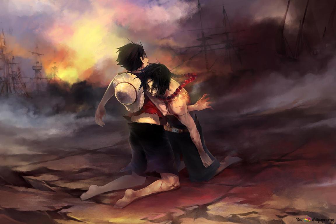 1152x768 One Piece D. Luffy, Portgas D. Ace HD wallpaper download