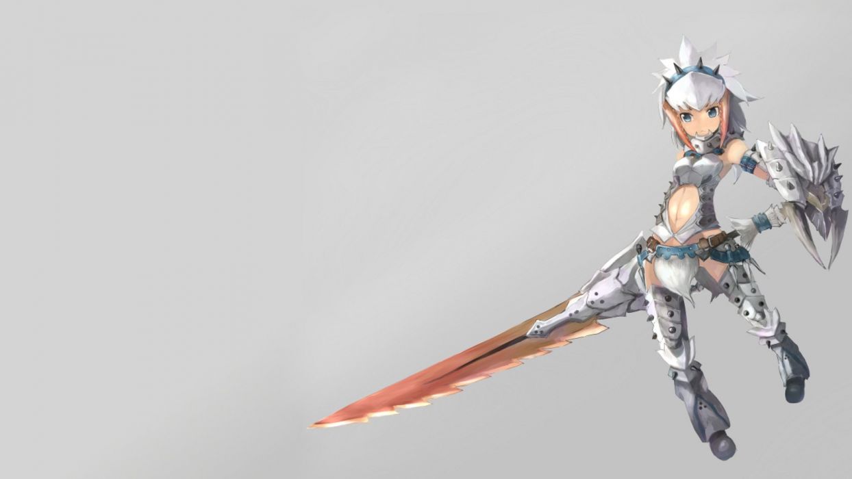 1244x700 Weapons Monster Hunter armor simple background wallpaperx945