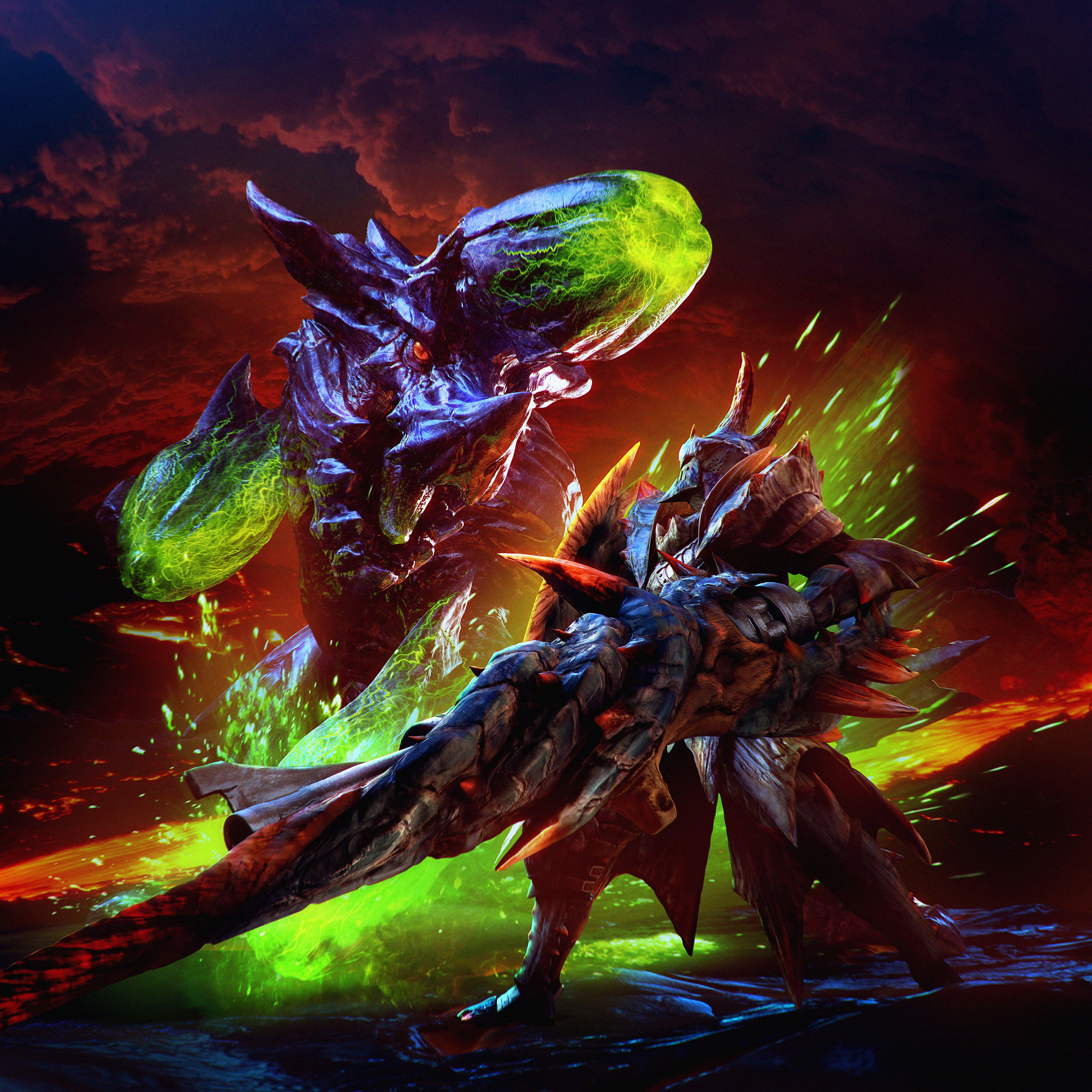 6000x6000 Monster Hunter Brachydios Wallpaper