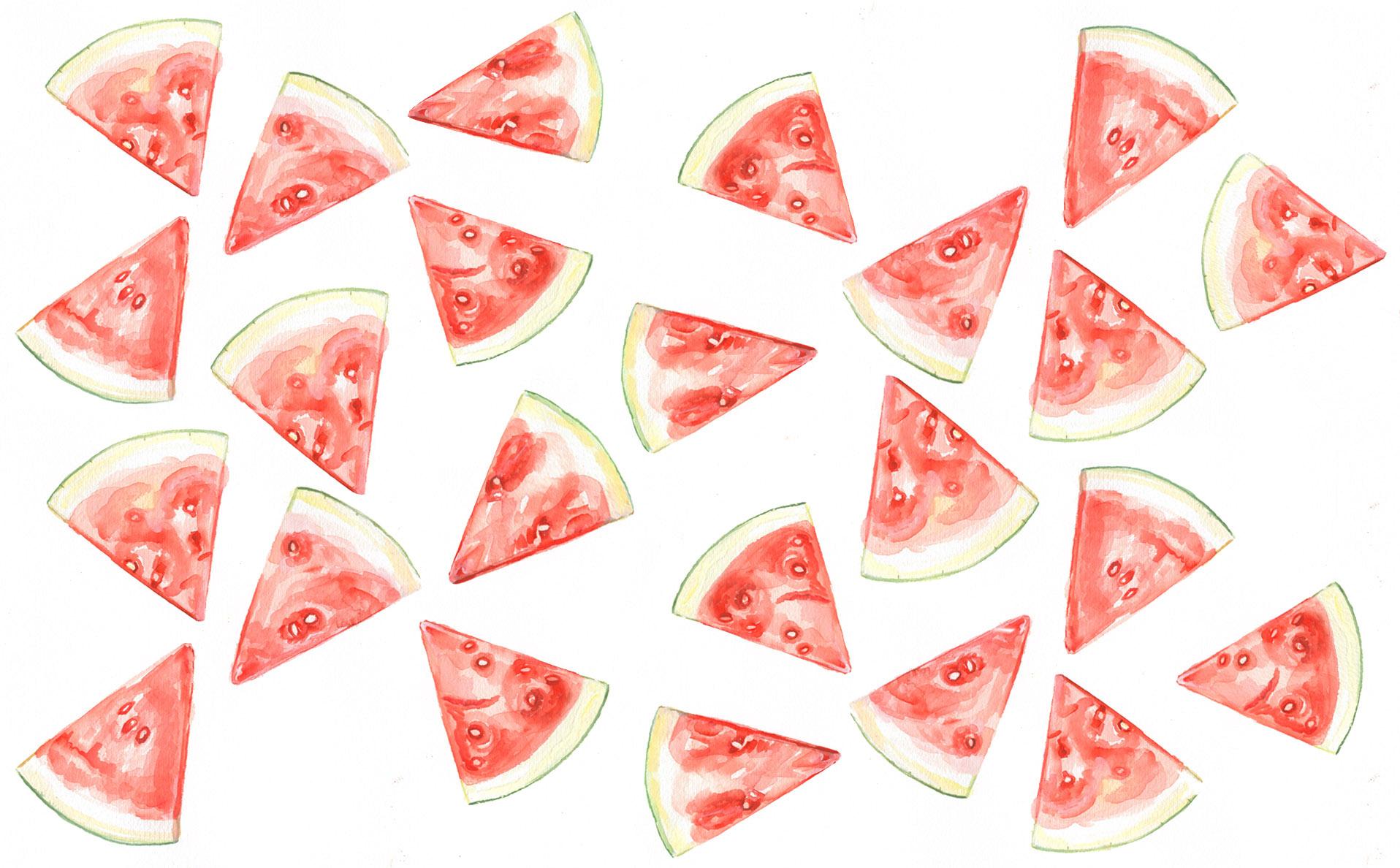 1916x1188 HD Watermelon Background