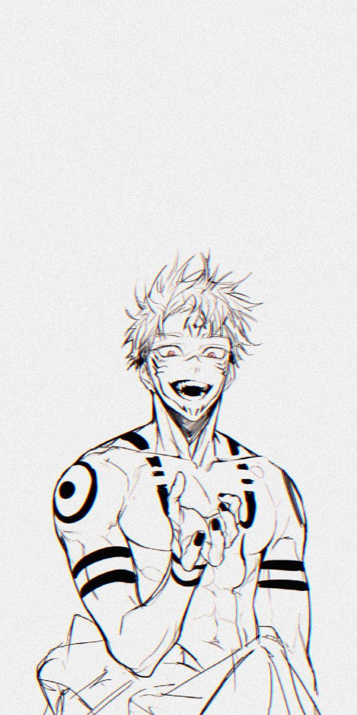 720x1440 Sukuna. Anime wallpaper, Anime art, Anime sketch