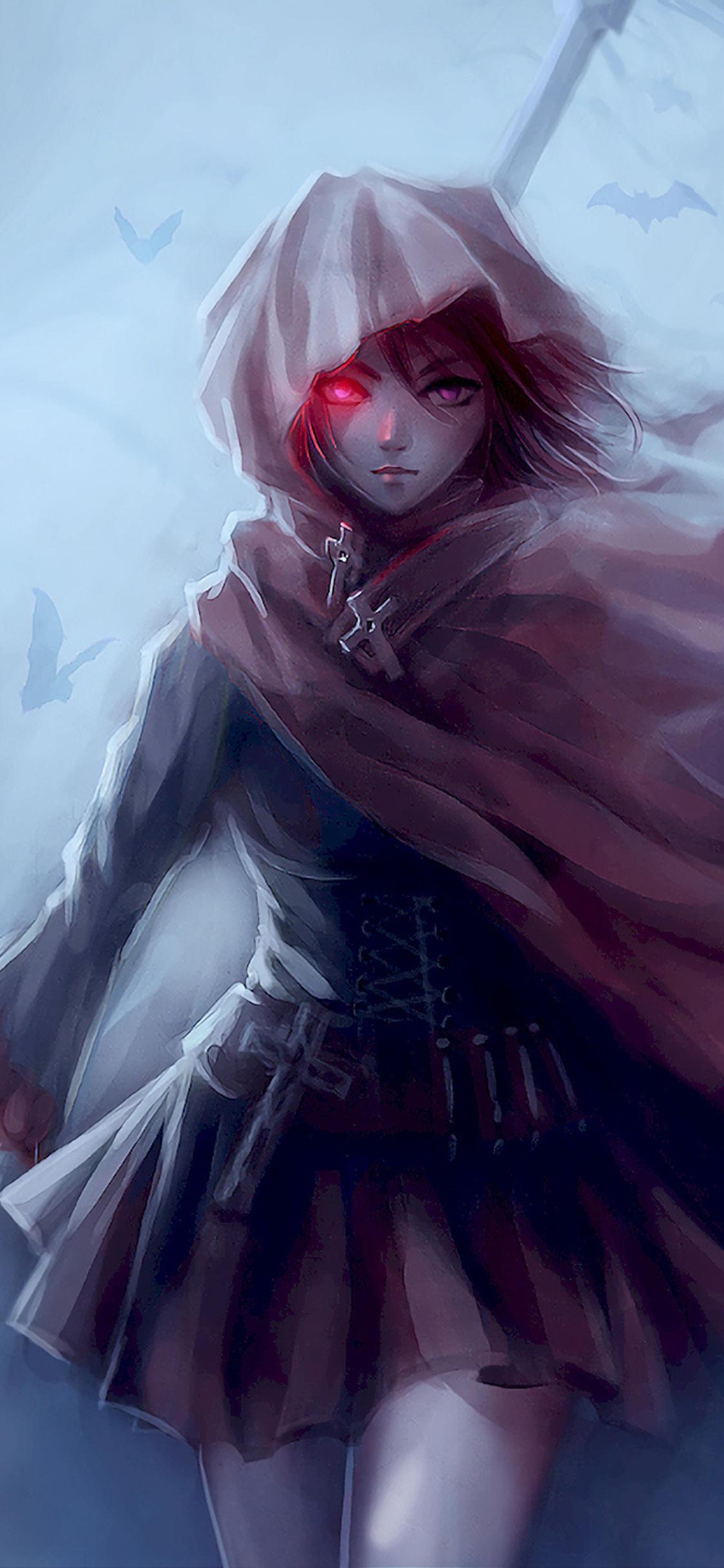 1125x2436 Ruby Rose Anime Girl iPhone XS, iPhone iPhone X , HD 4k Wallpaper, Image, Background, Photos and Picture