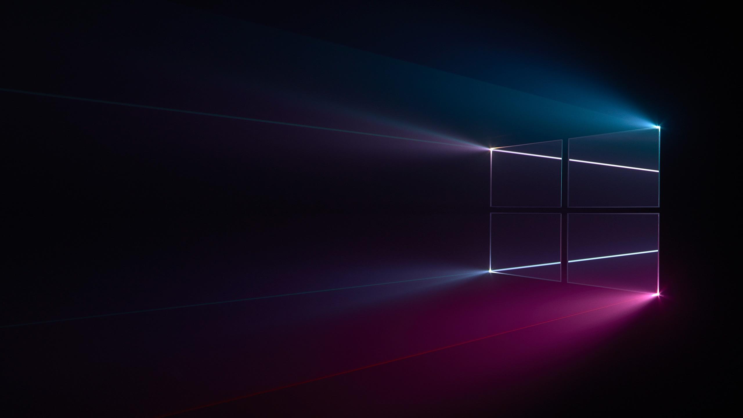 2560x1440 Windows 10 Wallpaper 4K, Microsoft Windows, Technology