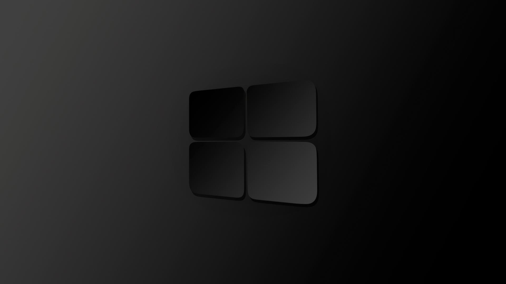 1920x1080 Windows 10 Darkness Logo 4k Laptop Full HD 1080P HD 4k Wallpaper, Image, Background, Photo and Picture
