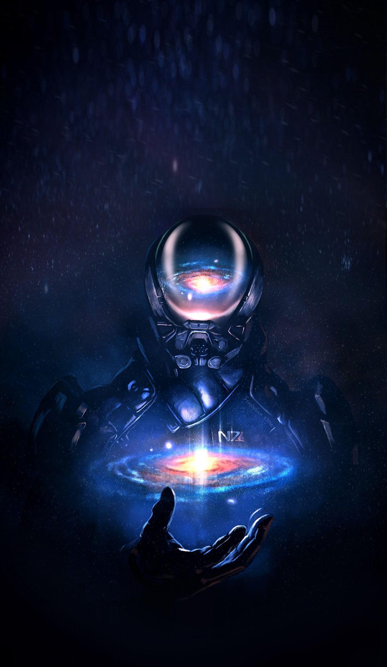 1280x2203 Mass Effect Andromeda IPhone Wallpaper. Space art, Space artwork, Fantasy character design
