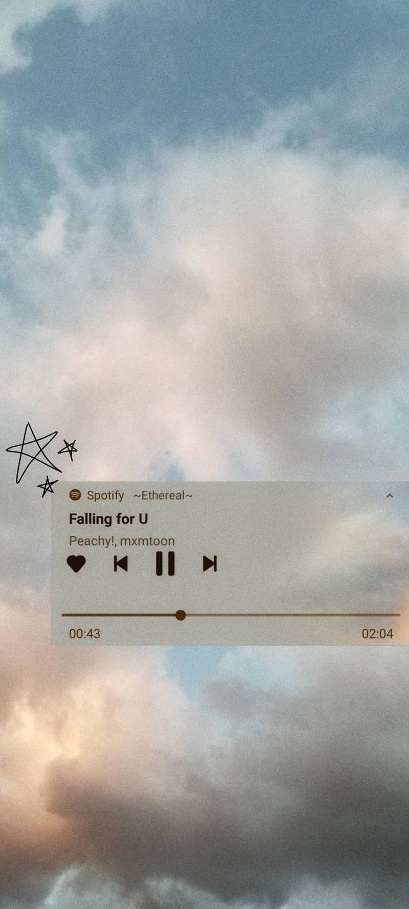 800x1778 Download Aesthetic Music Falling For U Wallpaper