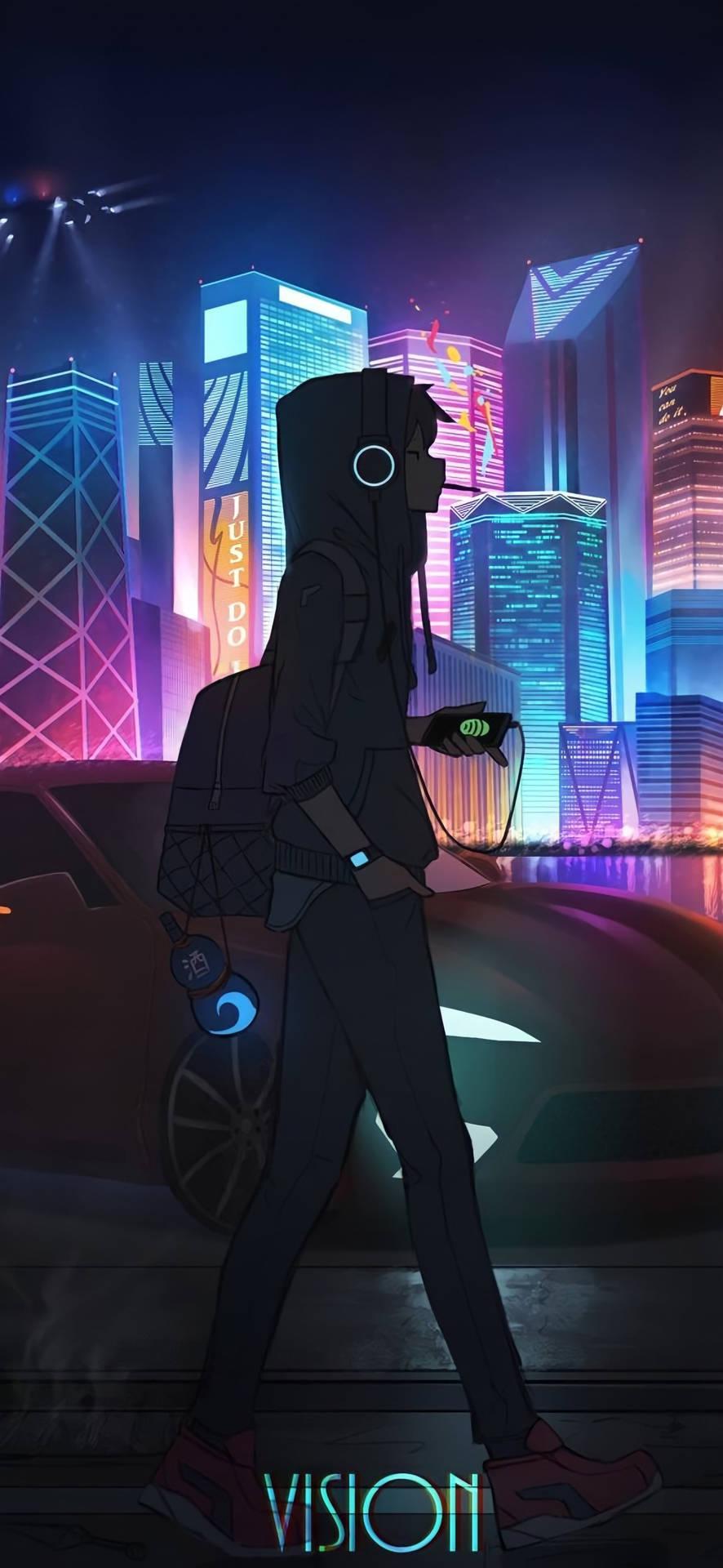 886x1920 Download Sad Anime Spotify Sound Trip Aesthetic Wallpaper