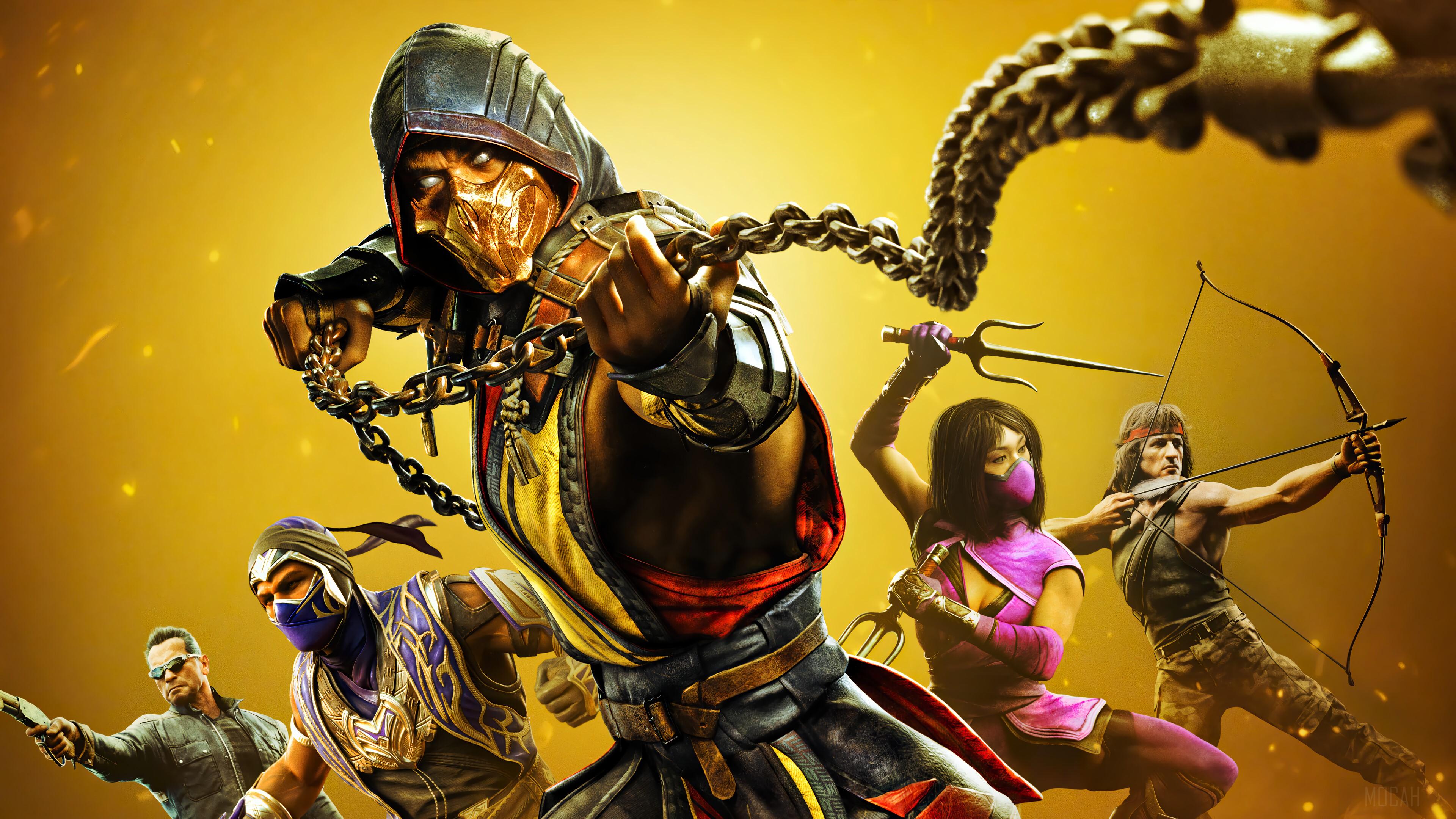 3840x2160 Mortal Kombat 11 Ultimate, MK Video Game, Scorpion 4k Gallery HD Wallpaper