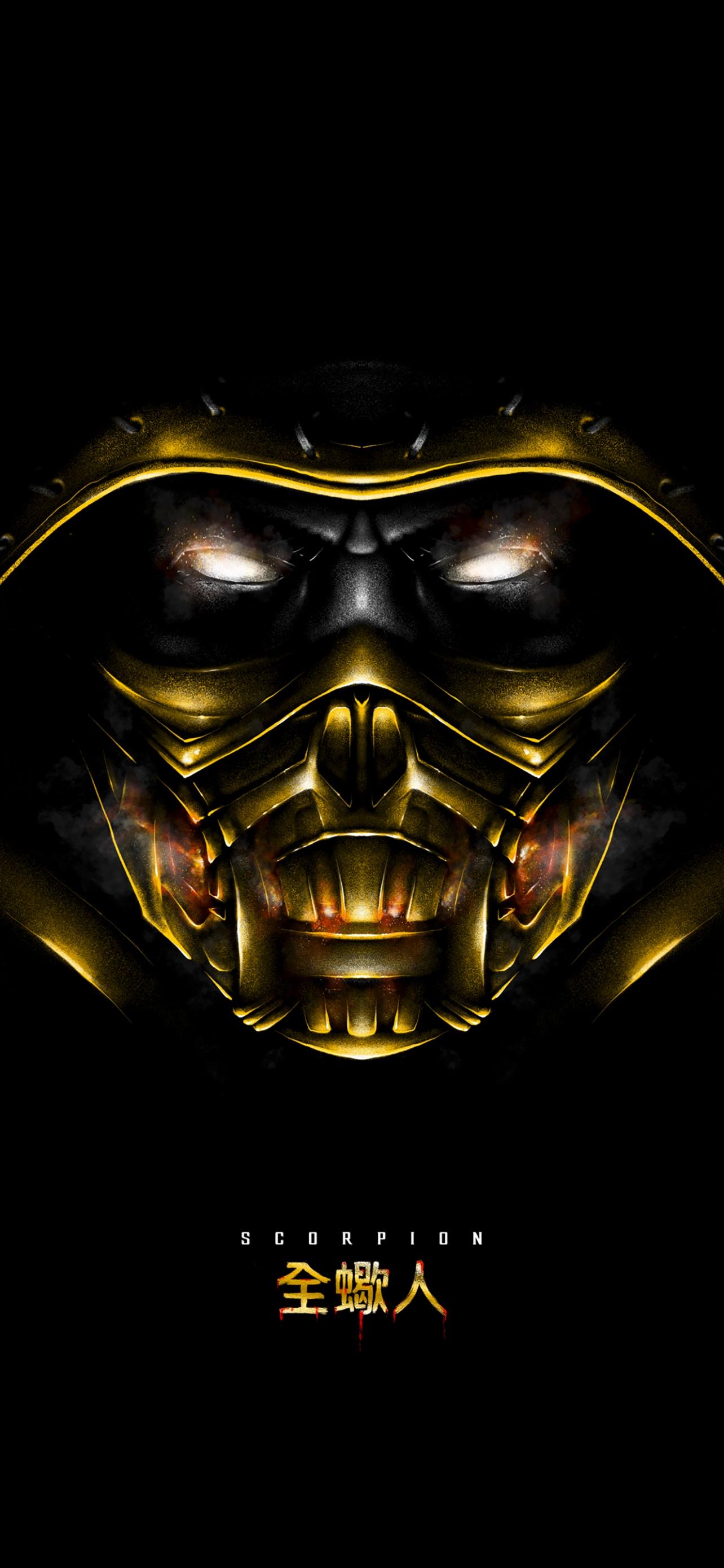 1284x2778 Scorpion Wallpaper 4K, Mortal Kombat, Artwork, Graphics CGI