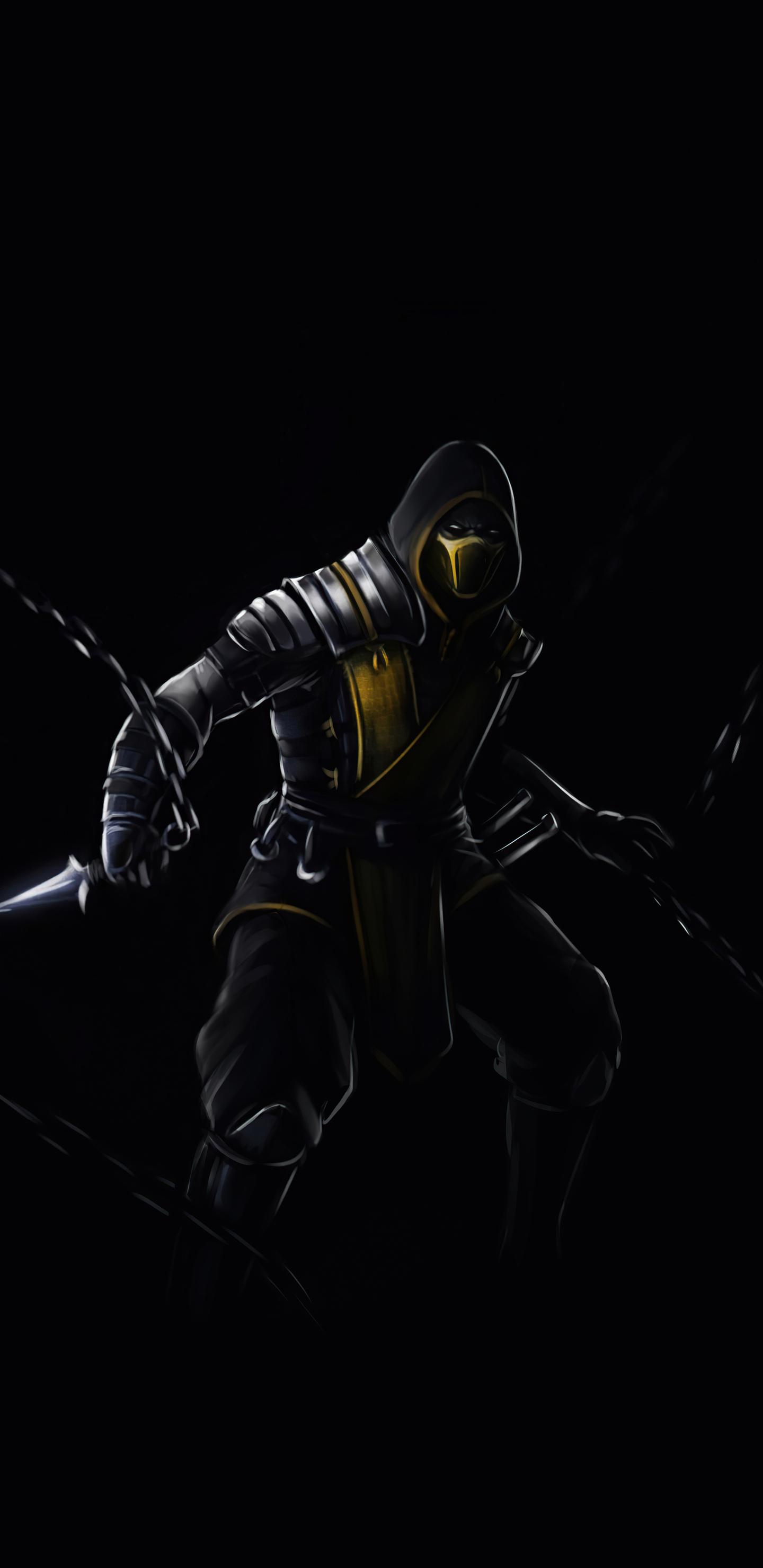 Scorpion Mortal Kombat 1 4K Wallpaper iPhone HD Phone #6511k