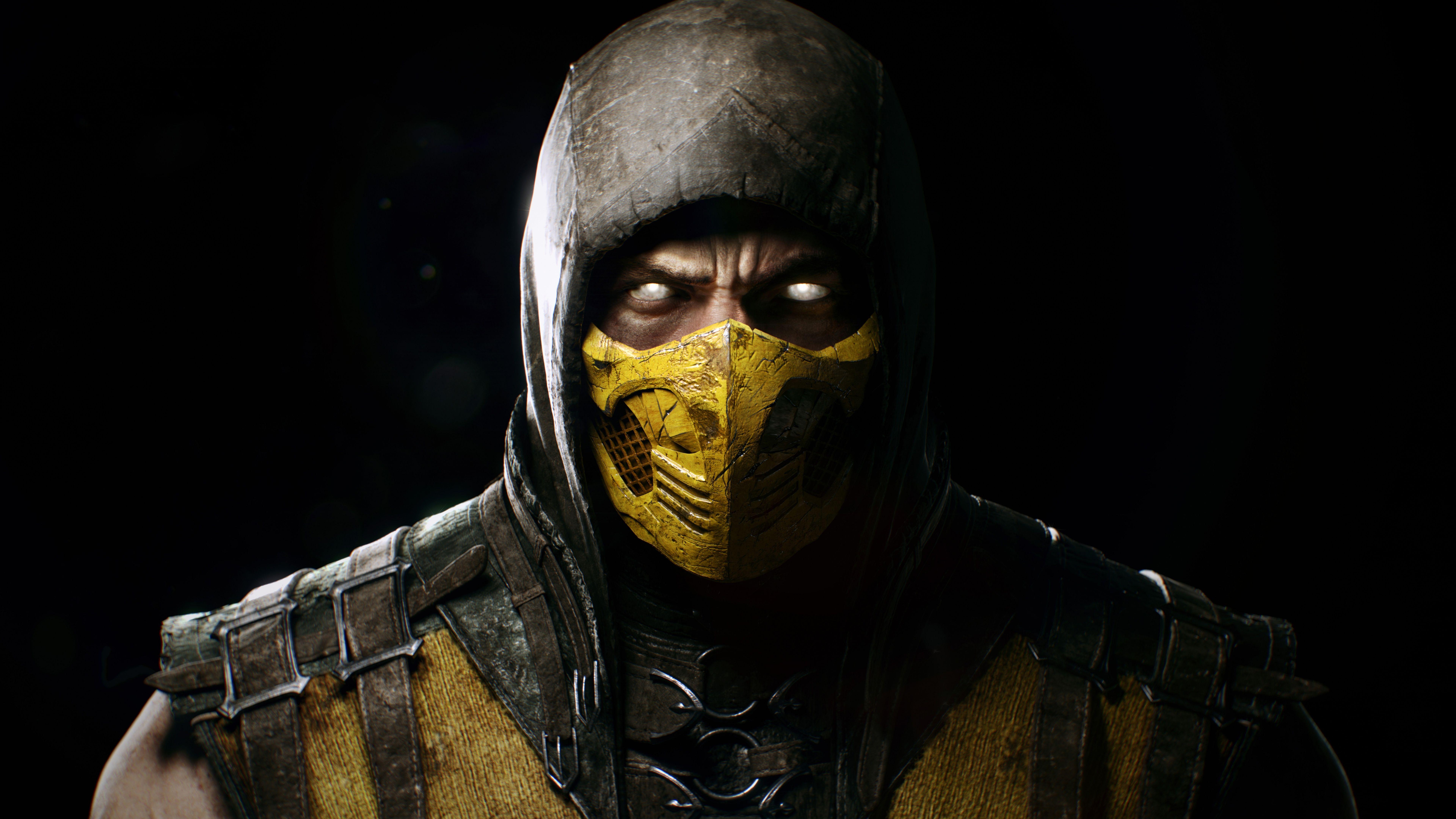 7680x4320 Scorpion (Mortal Kombat) HD Wallpaper and Background