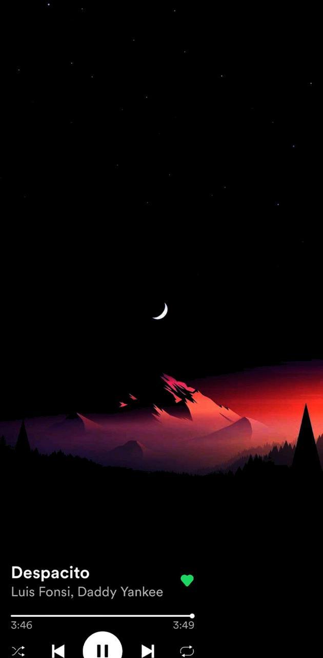 630x1280 Dark Spotify music wallpaper