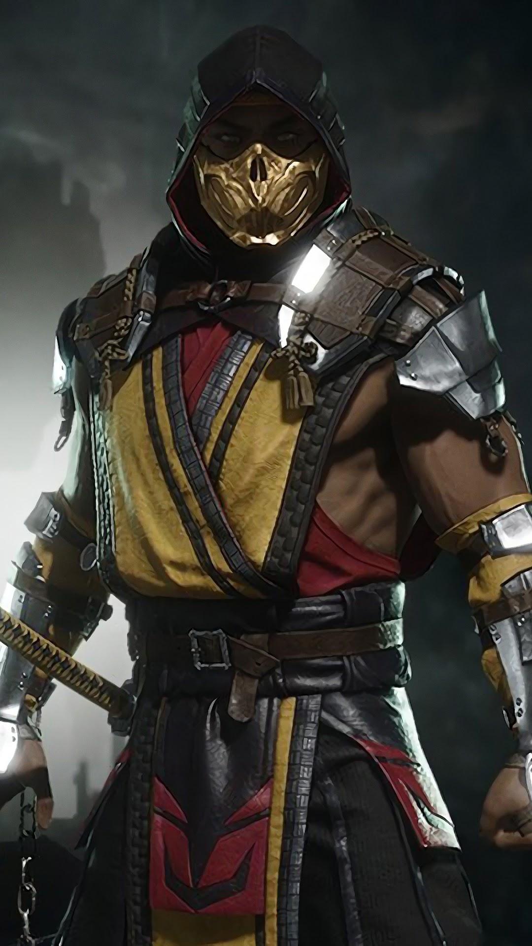 1080x1920 Mortal Kombat Scorpion HD Gallery HD Wallpaper