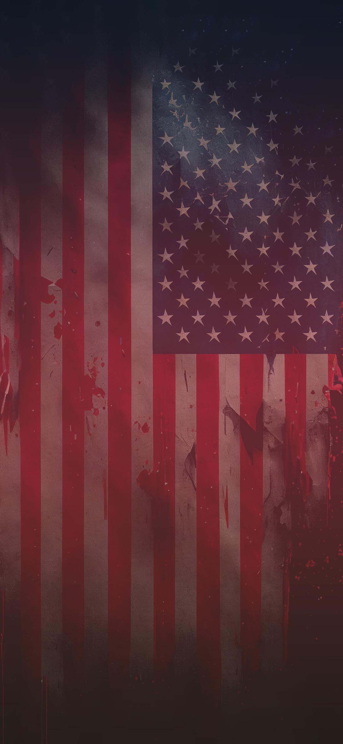 1183x2560 American Flag Art Wallpaper Flag Wallpaper for iPhone