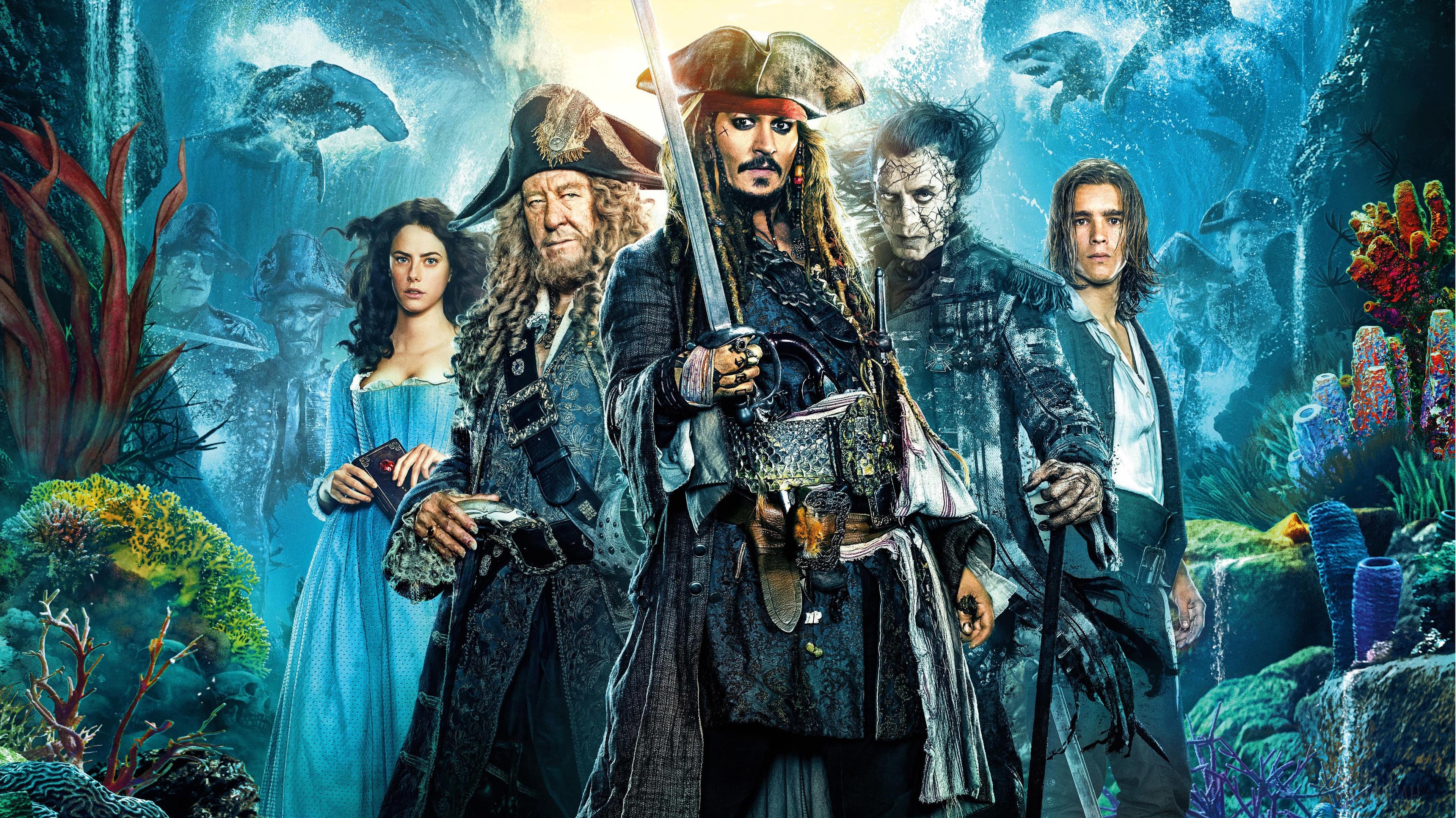 3840x2160 Pirates of the caribbean dead men tell no tales Movie 4k Gallery HD Wallpaper