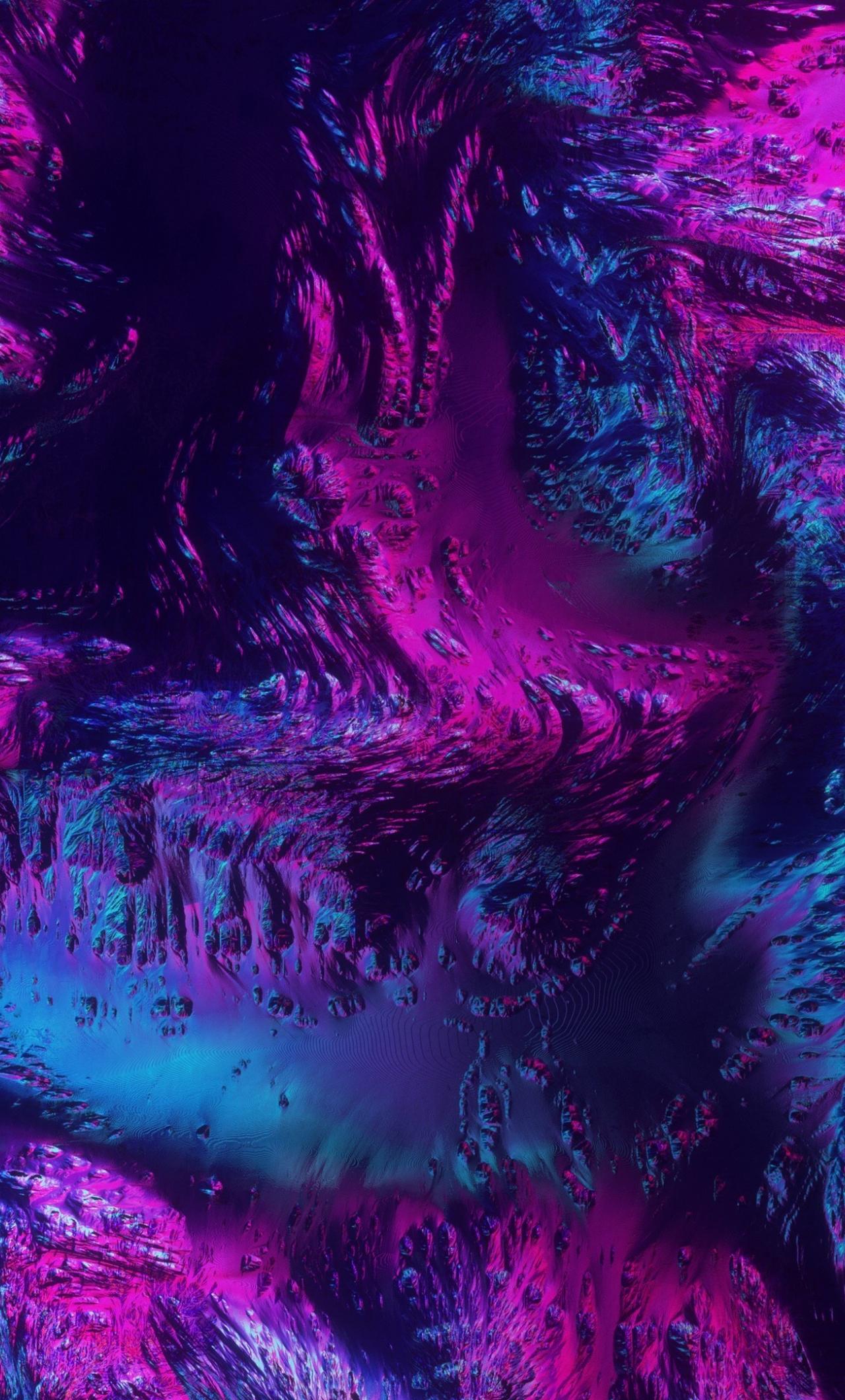1280x2120 Download wallpaper 1280x2120 neon, texture, abstract, dark, art, iphone 6 plus, 1280x2120 HD background, 16366