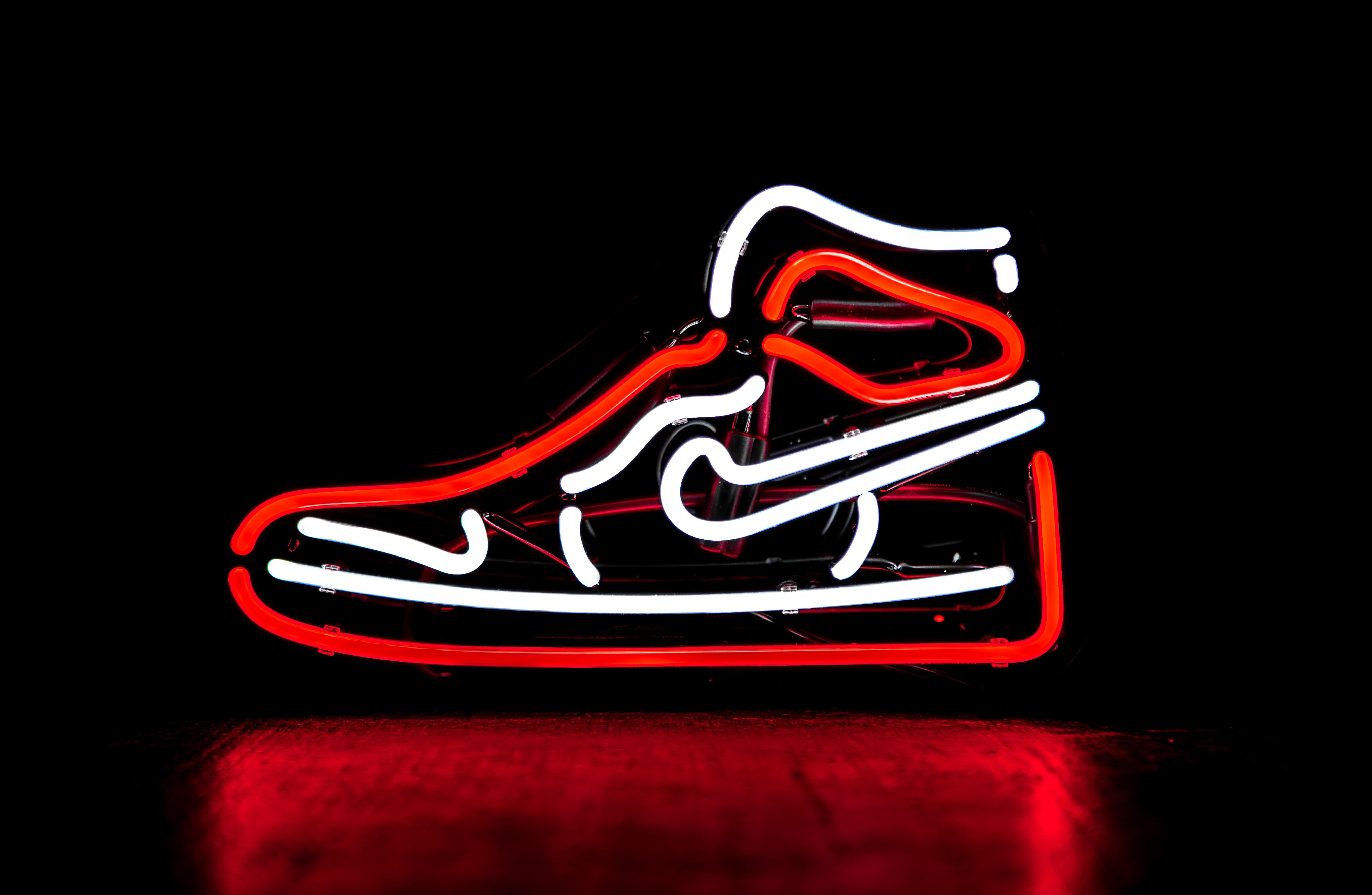 5447x3551 Neon Jordan Retro 1, Shoe, Neon Gallery HD Wallpaper