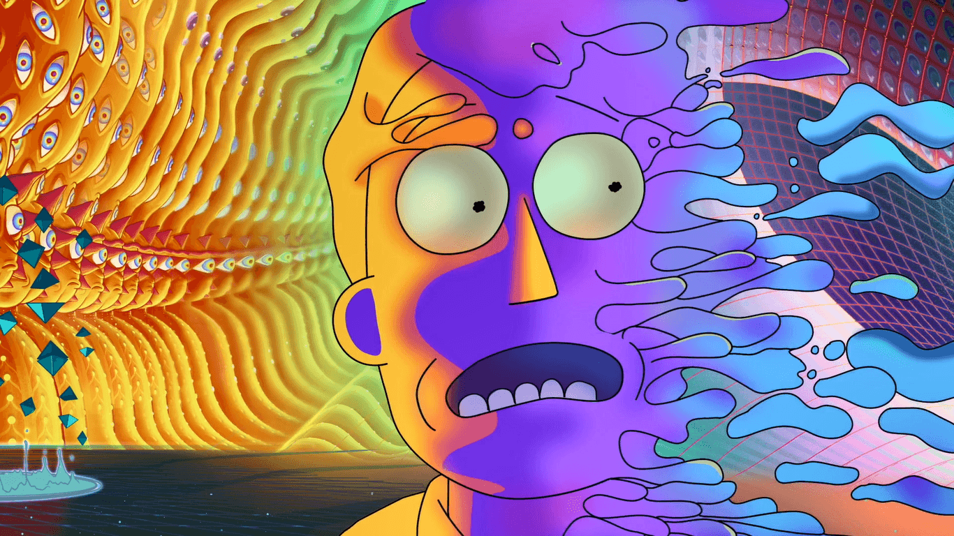 Rick And Morty Psychedelic Wallpapers Top Free Rick And Morty