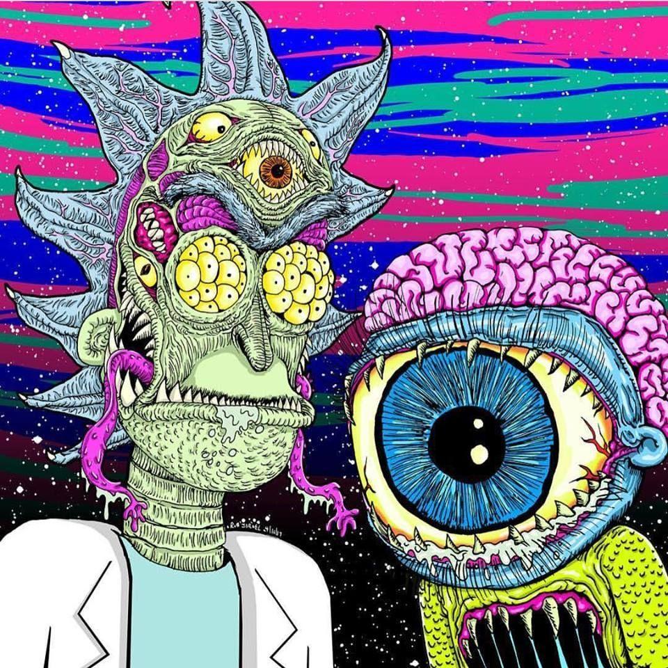 Rick and Morty Psychedelic Wallpapers - Top Free Rick and Morty